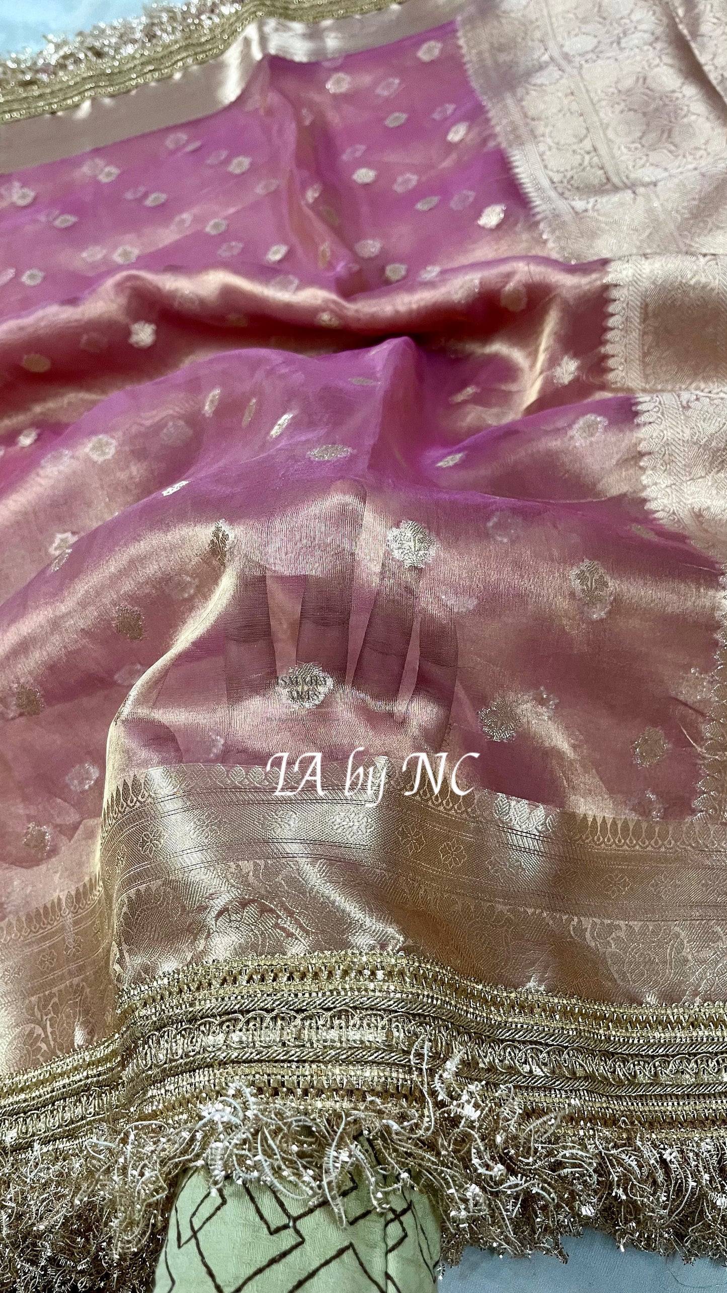 Punch Banarasi Pure Tissue Silk Saree