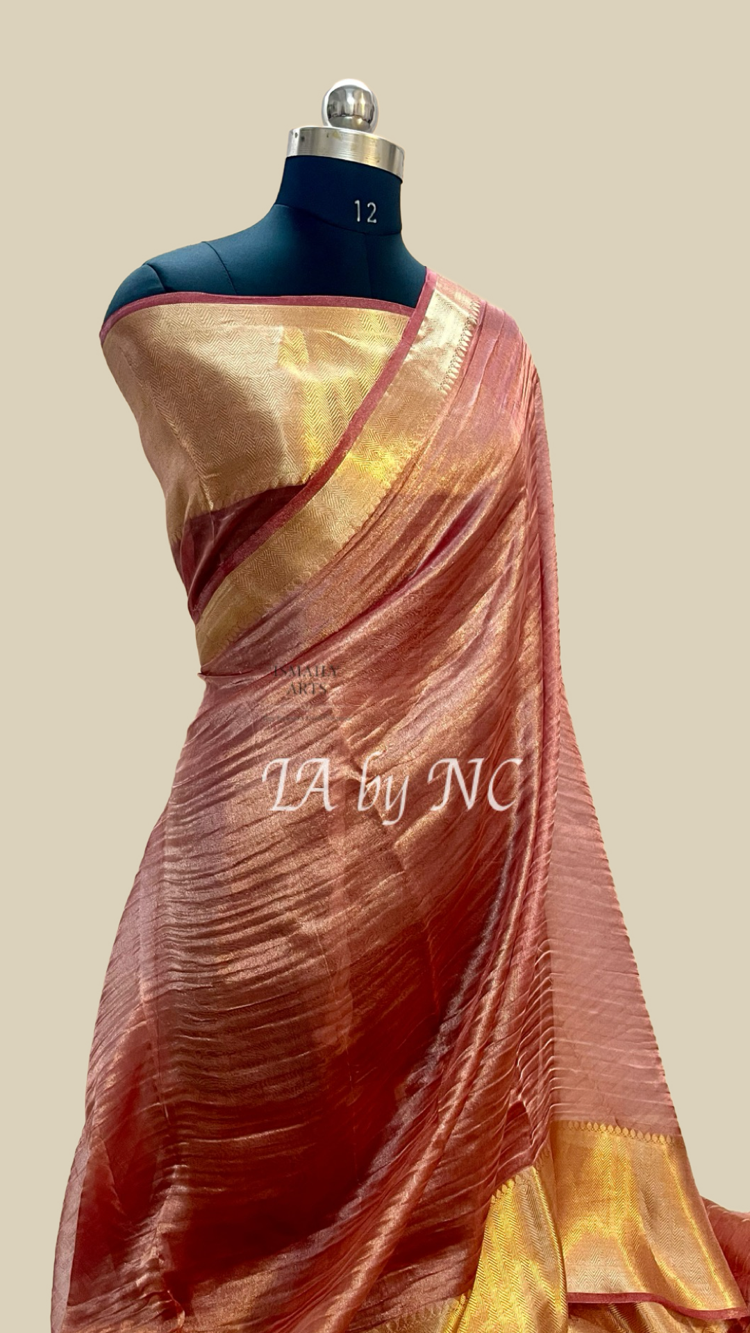 Burgundy Banarasi Pure Tissue Silk Saree