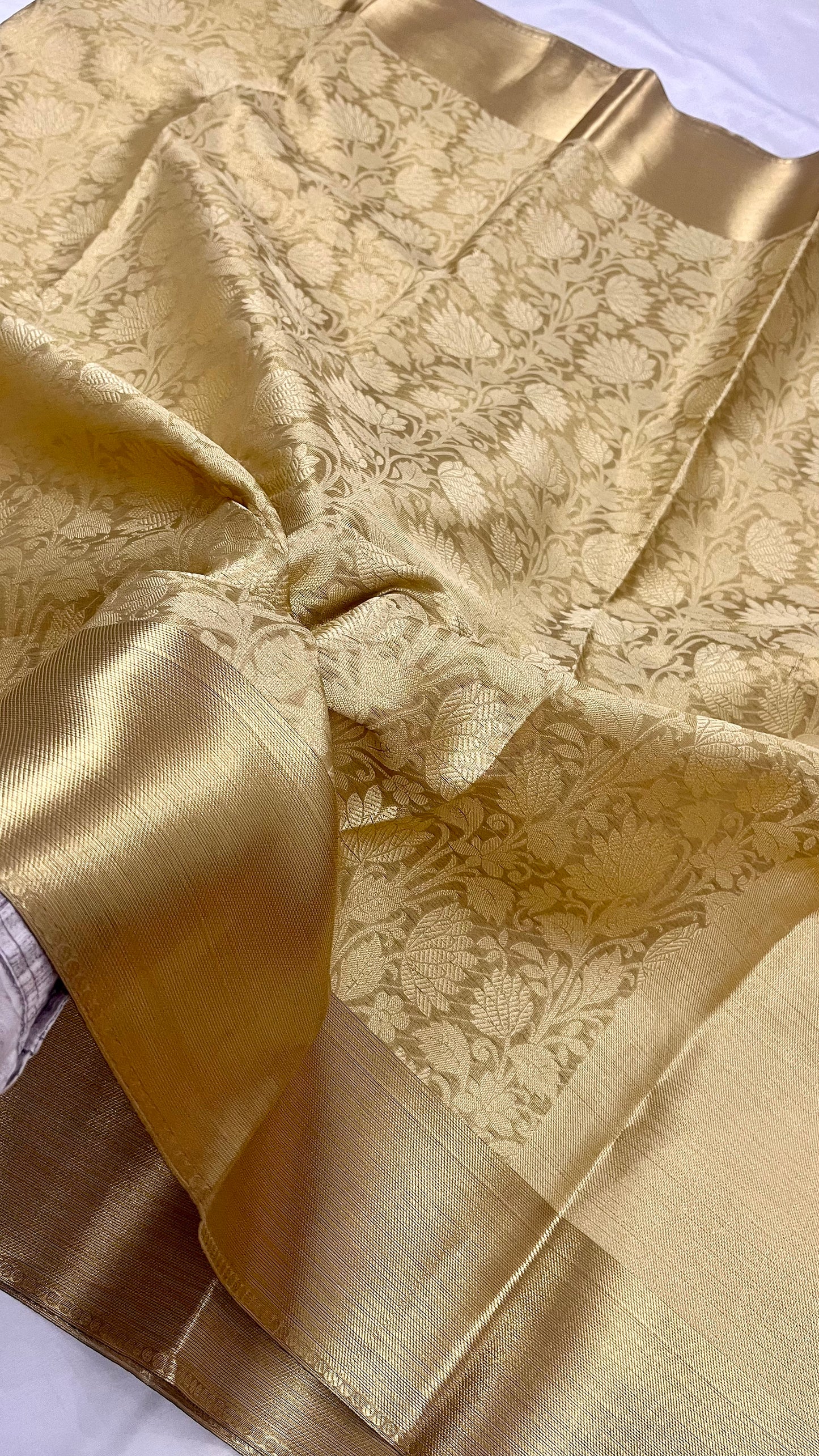 Nita Ambani inspired Banarasi Blend Tissue Brocade Saree