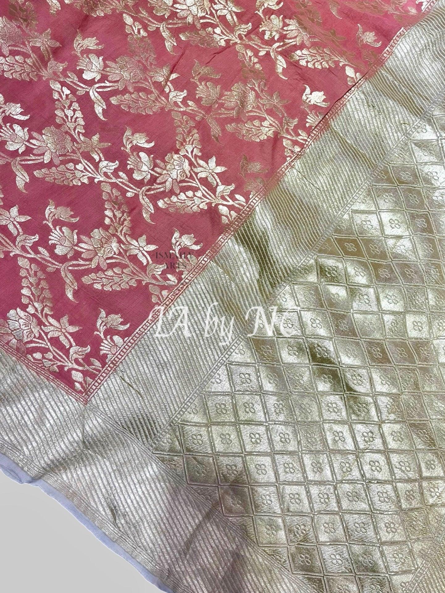 Punch Banarasi Pure Munga Silk Saree