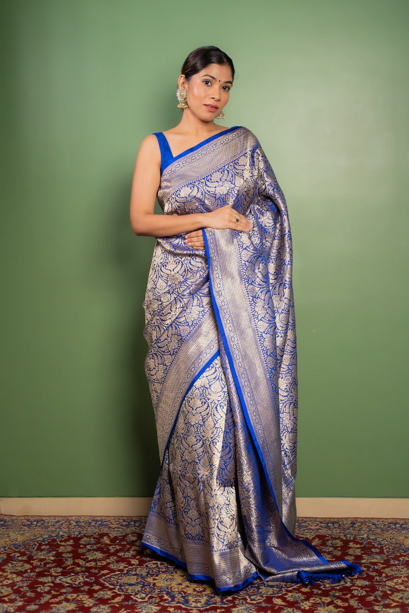 Royal Banarasi Pure Katan Silk Brocade Saree