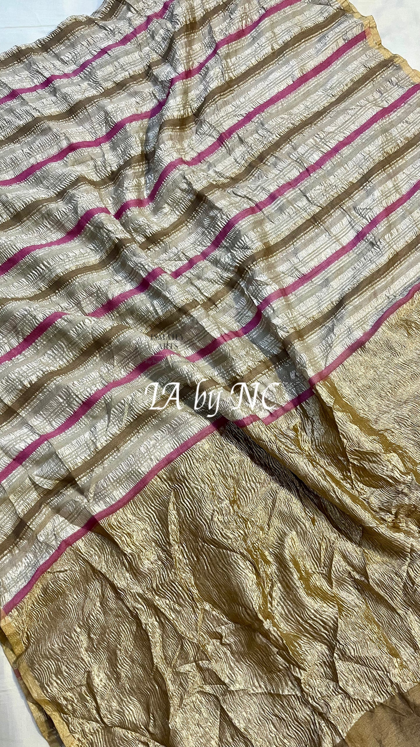Tortilla Banarasi Pure Munga Silk Rangkat Saree