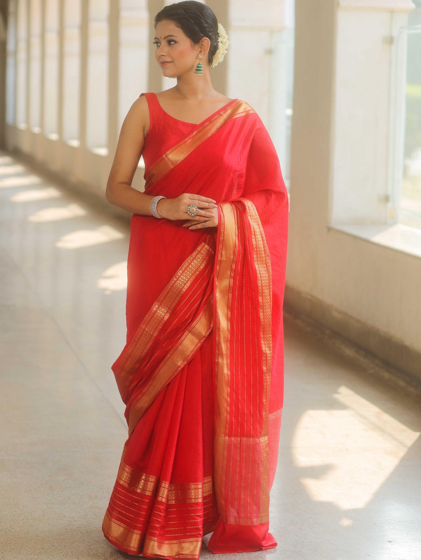 Banarasi Blend Soft Georgette Saree