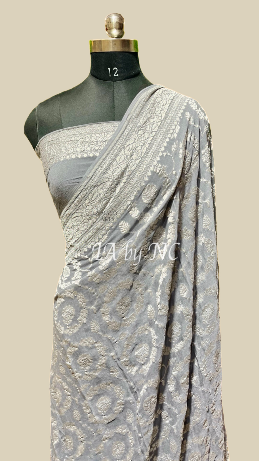 Thunder Banarasi Pure Khaddi Georgette Saree