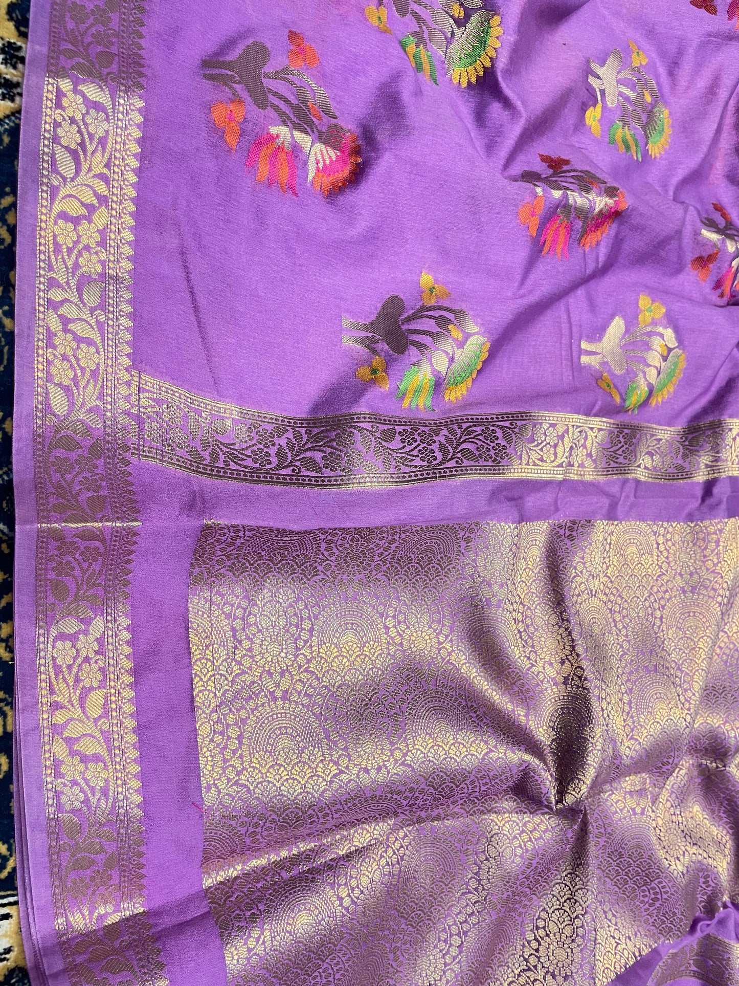 Banarasi Blend Khaddi Georgette Tilfi Saree