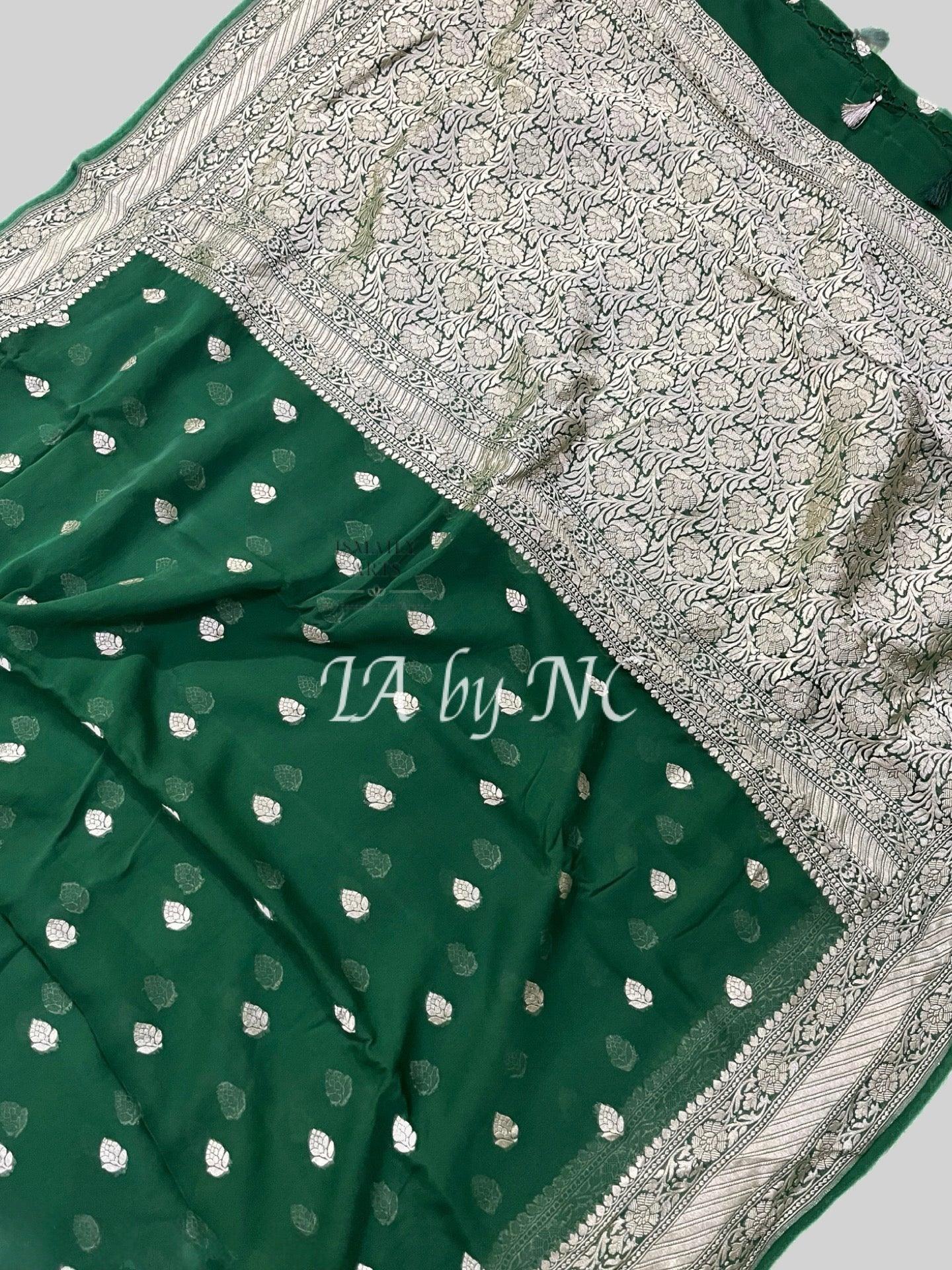Sacramento Banarasi Pure Khaddi Georgette Saree