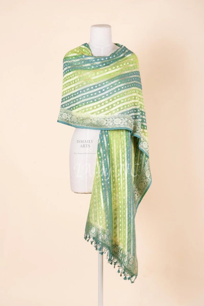 Banarasi Pure Khaddi Georgette Dupatta