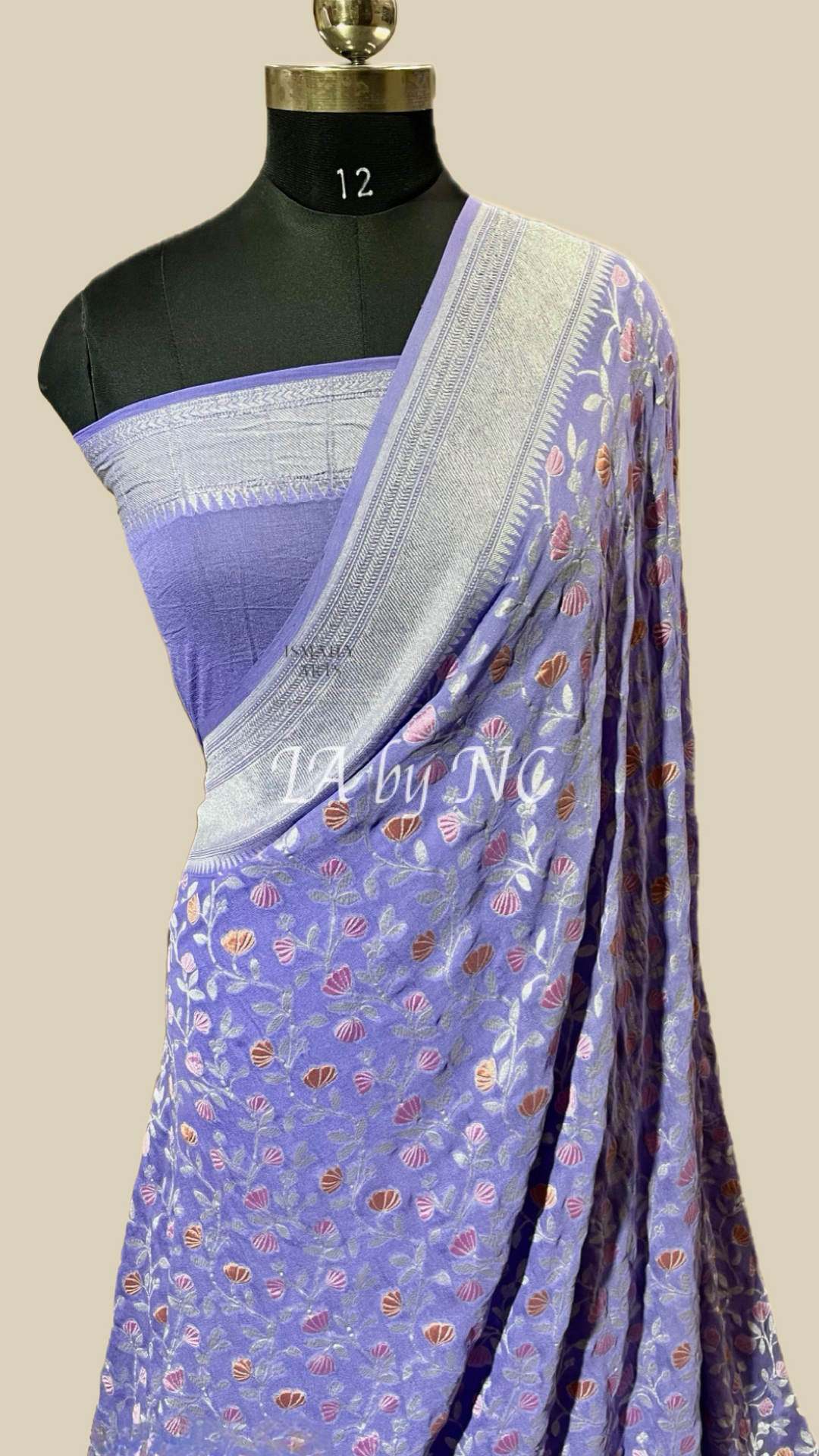 Ultra Banarasi Pure Khaddi Georgette Saree