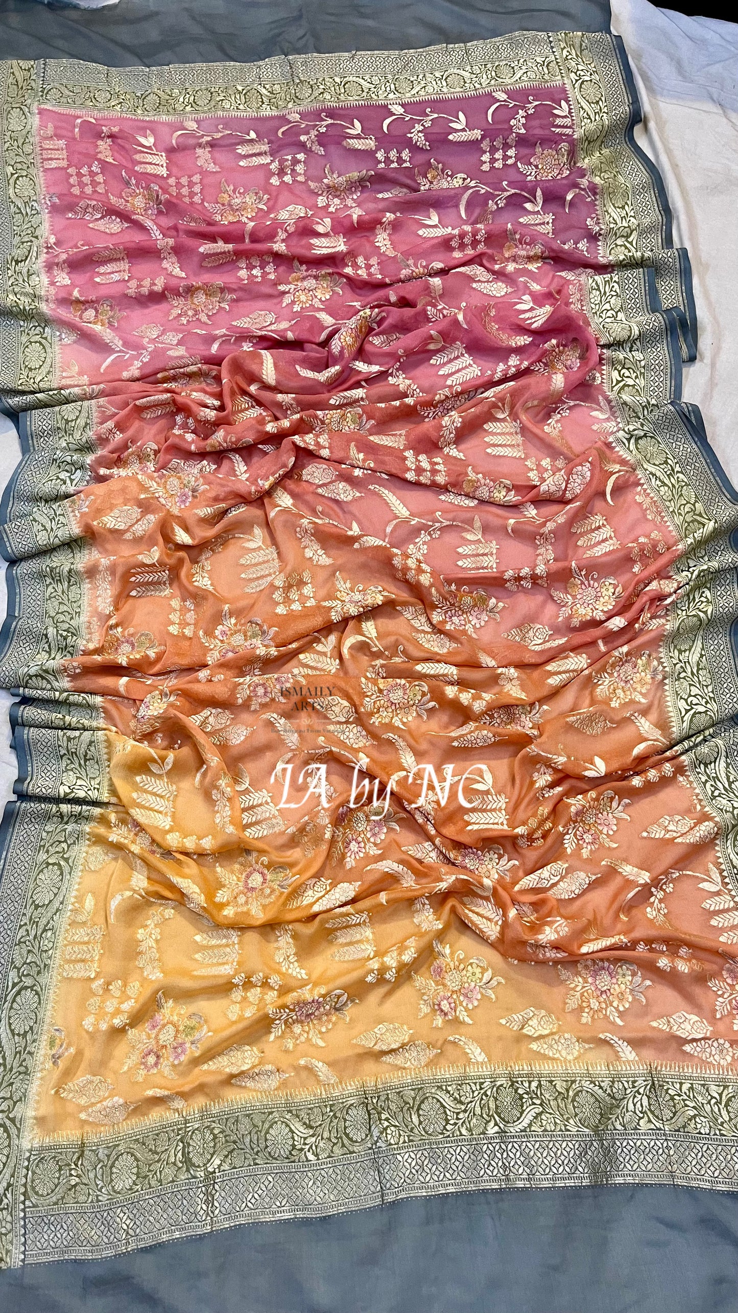 Banarasi Pure Khaddi Georgette Dupatta