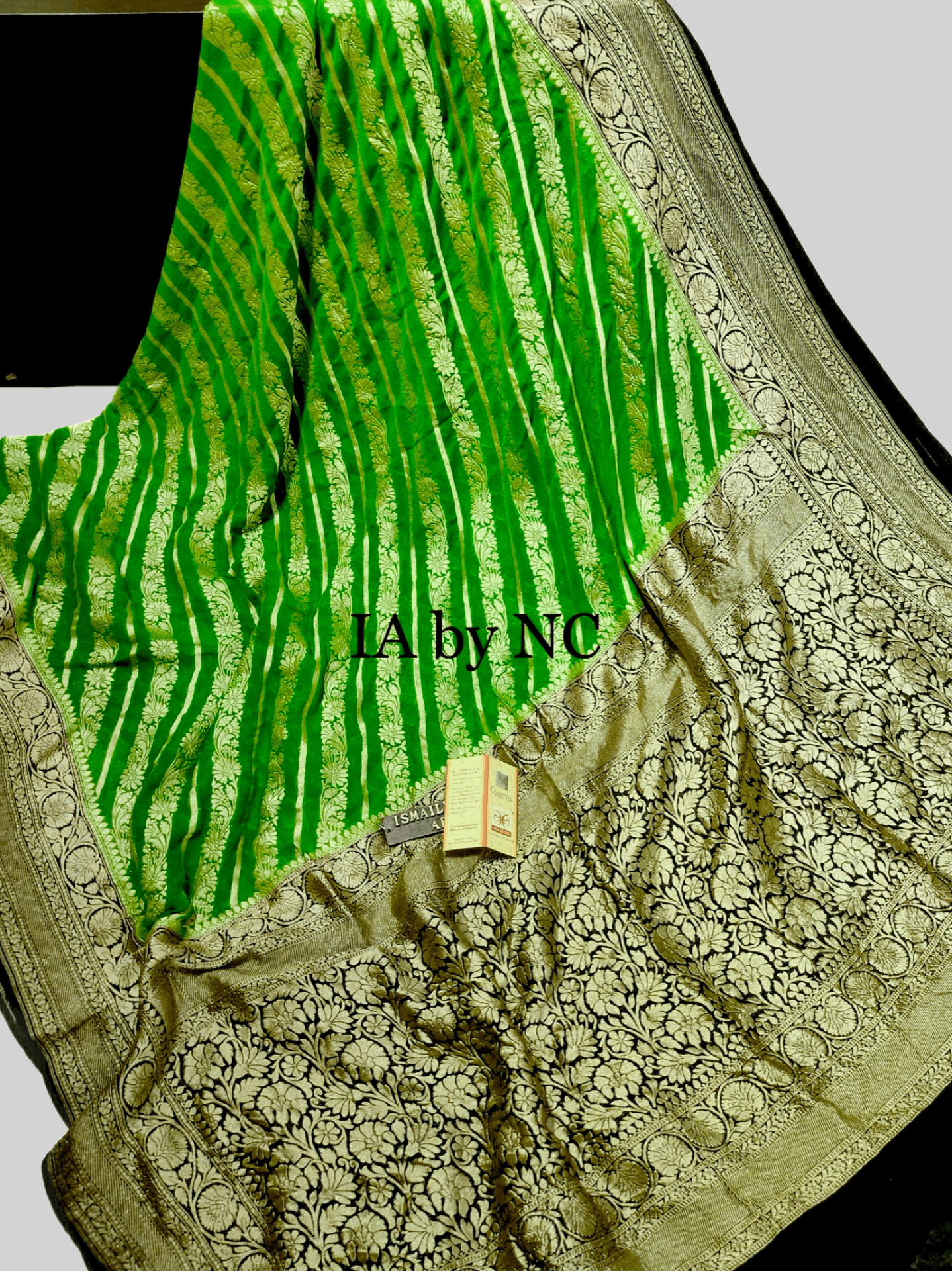 Fern Banarasi Pure Khaddi Georgette Saree