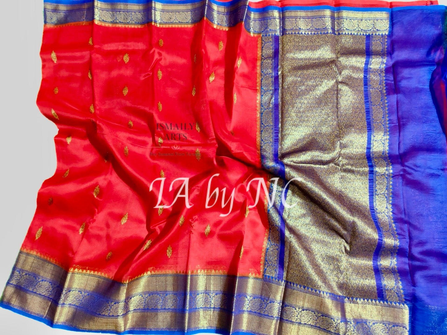 Imperial Banarasi Pure Kora Organza Kadwa Saree