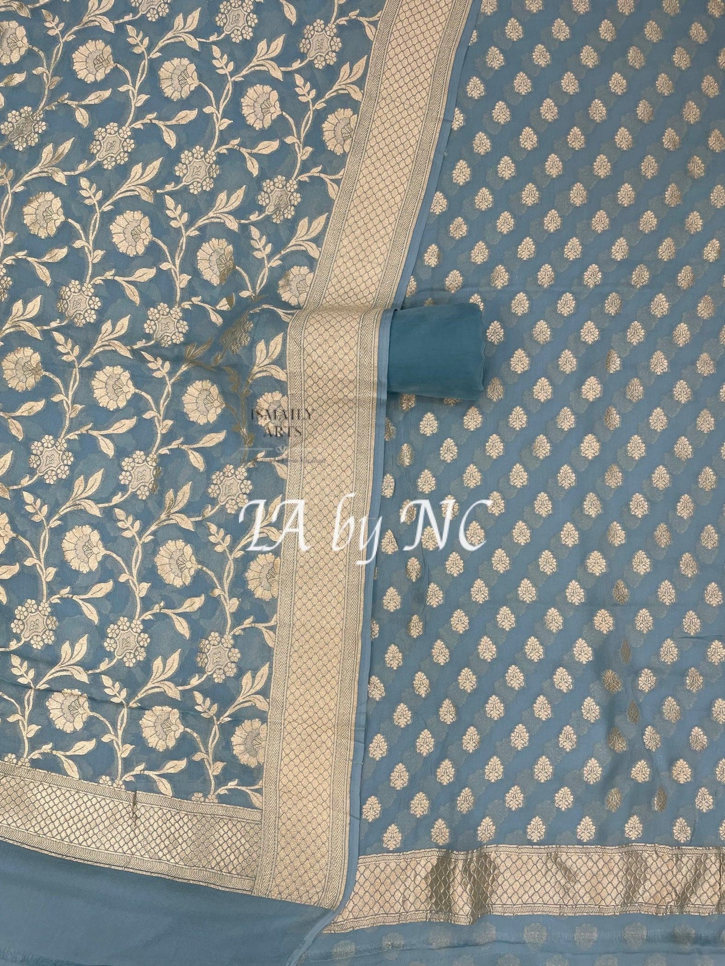 Turkish Banarasi Pure Khaddi Georgette Dress Materials