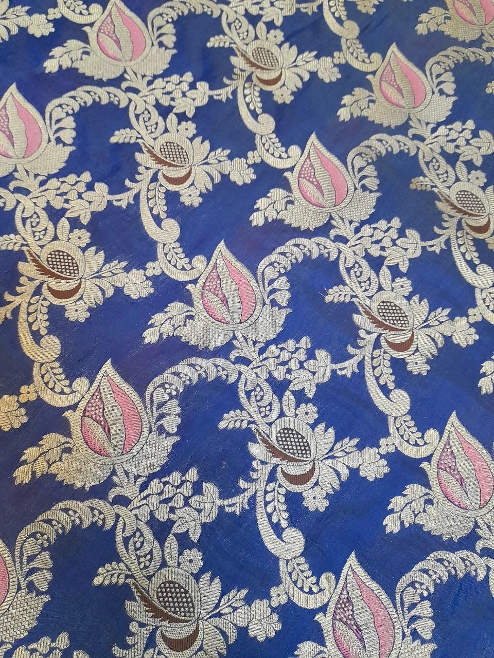 Deepika Padukone Royal Banarasi Pure Katan Silk Tilfi Meenakari Pattu Saree