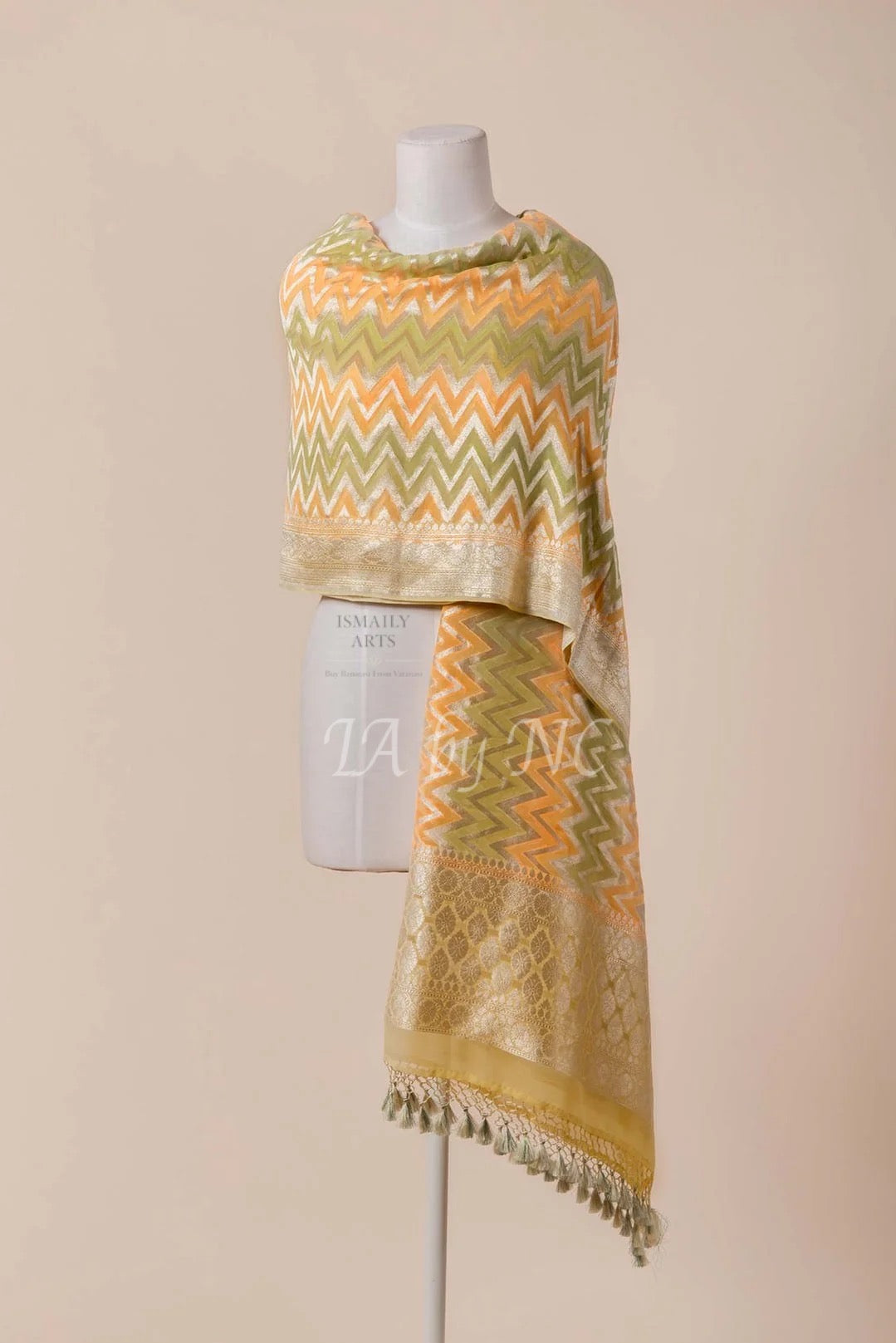 Banarasi Pure Khaddi Georgette Dupatta