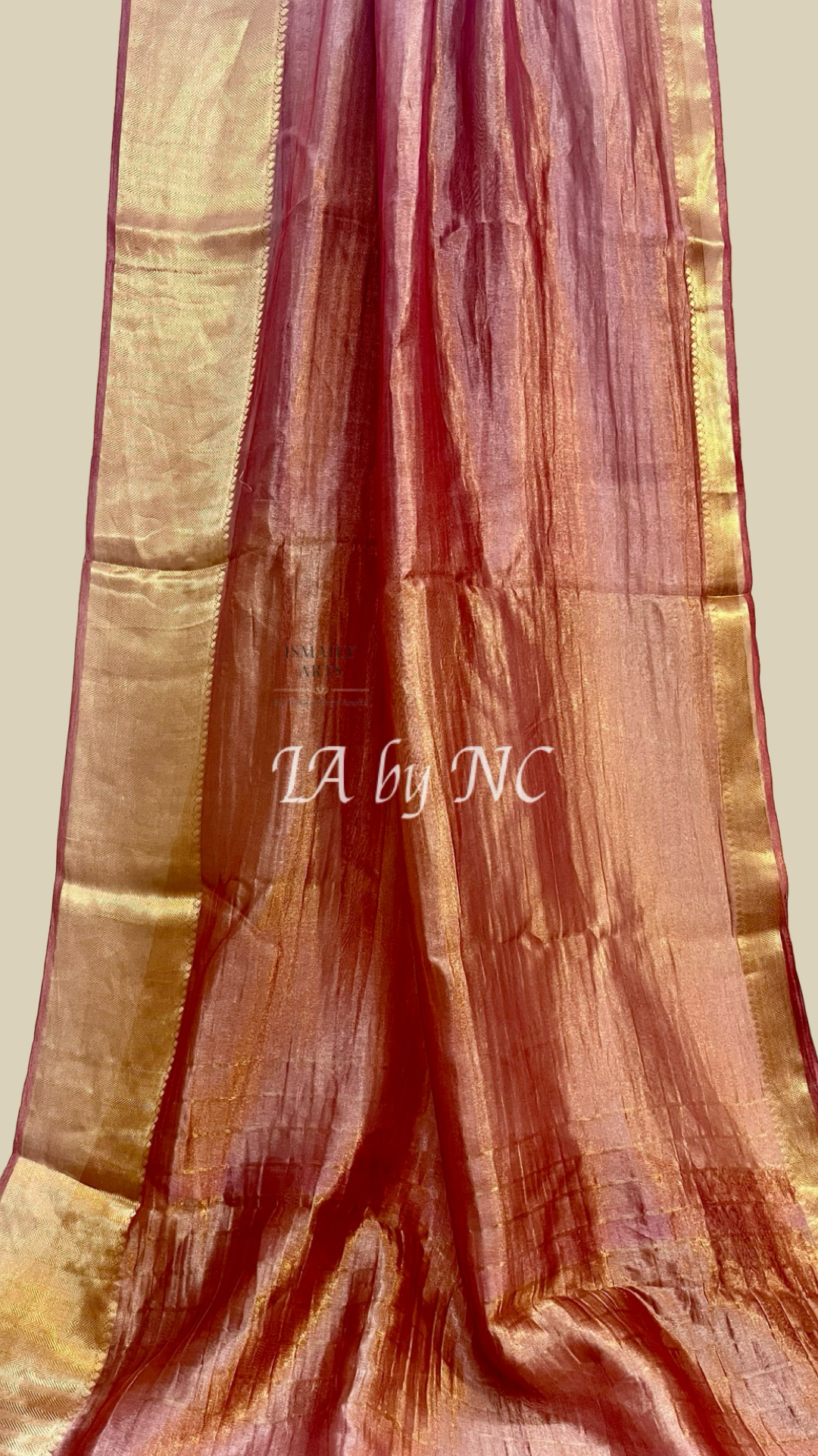Burgundy Banarasi Pure Tissue Silk Saree