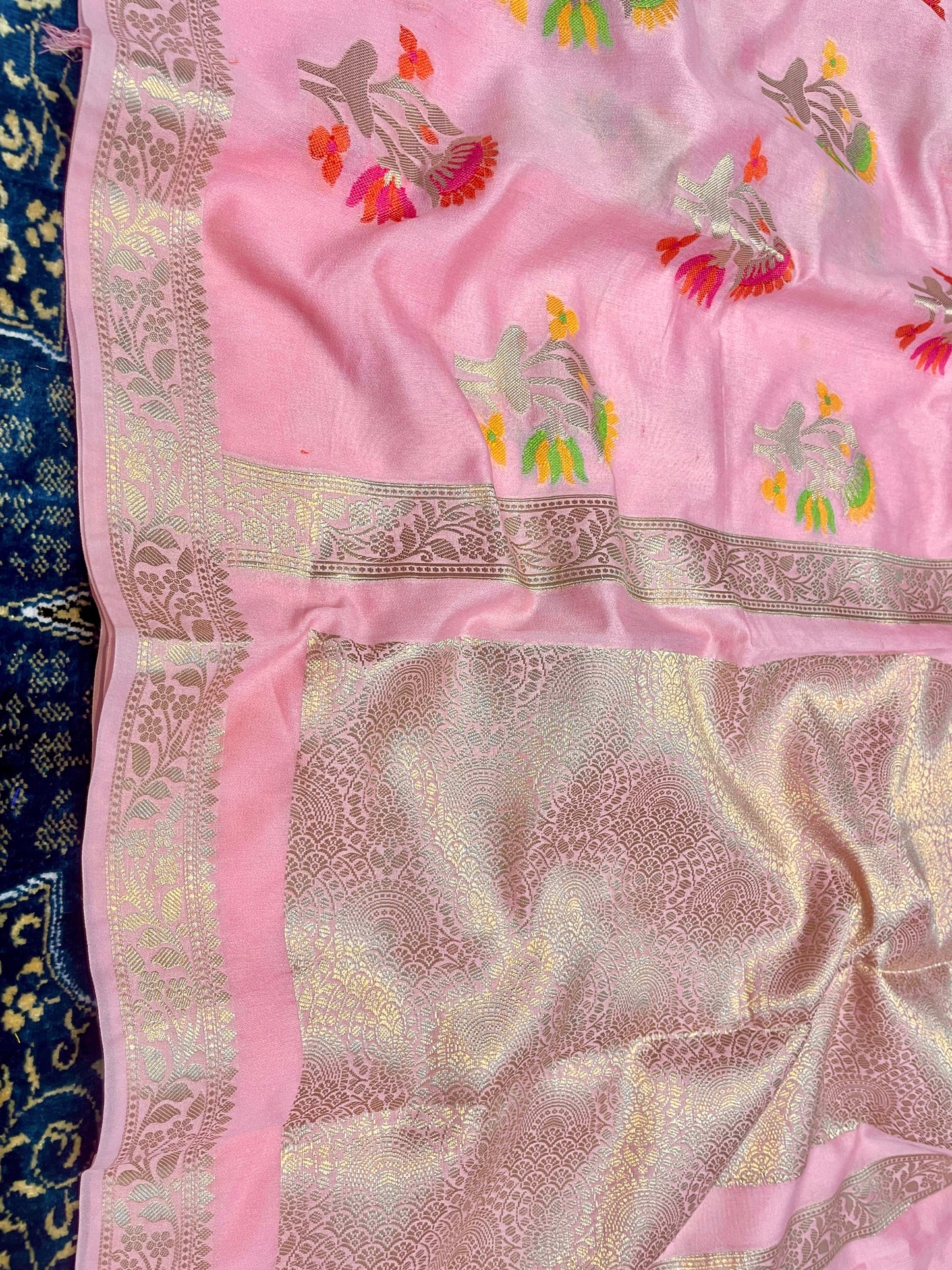 Banarasi Blend Khaddi Georgette Tilfi Saree