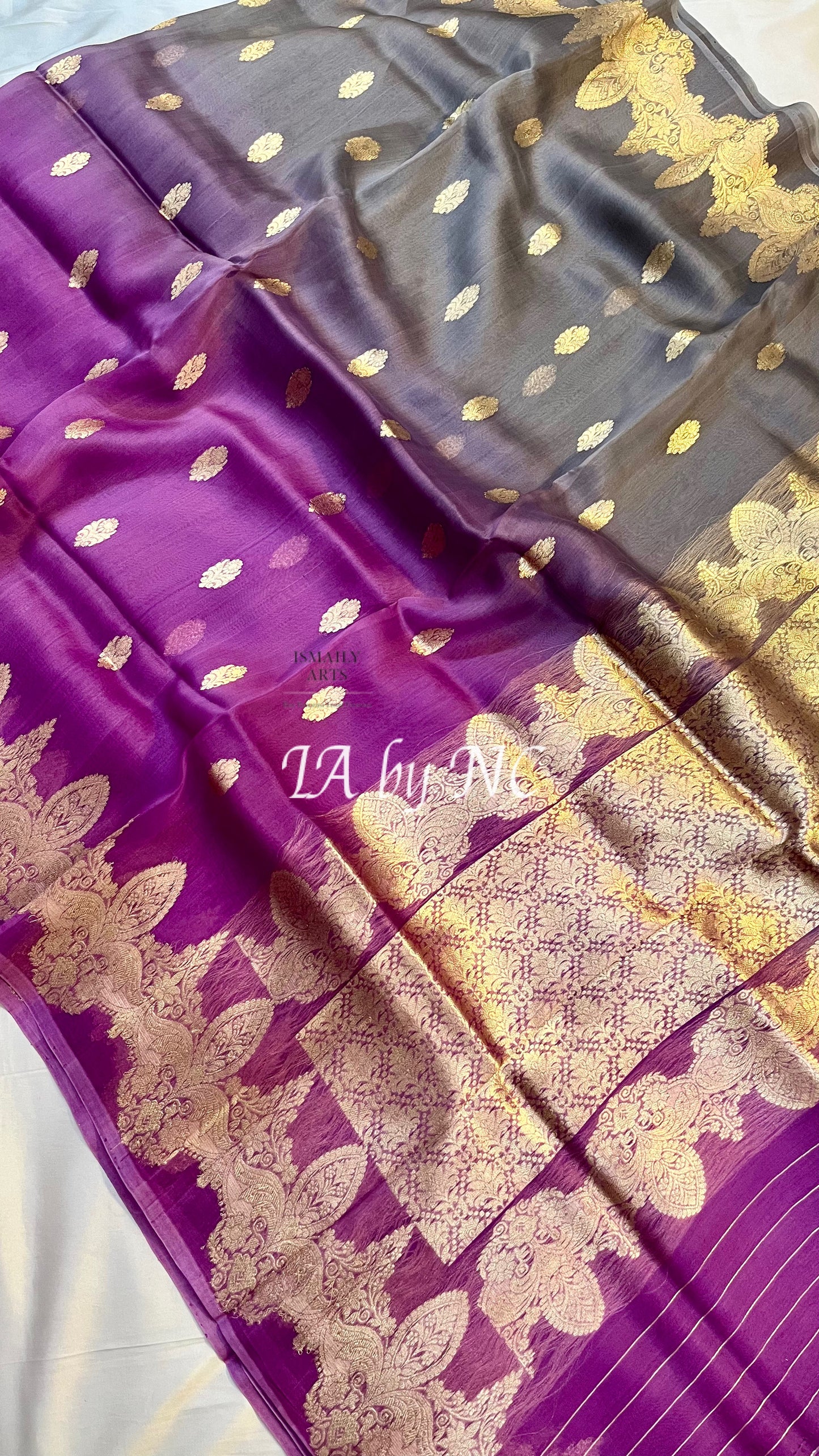 Banarasi Pure Kora Silk Kadwa Saree