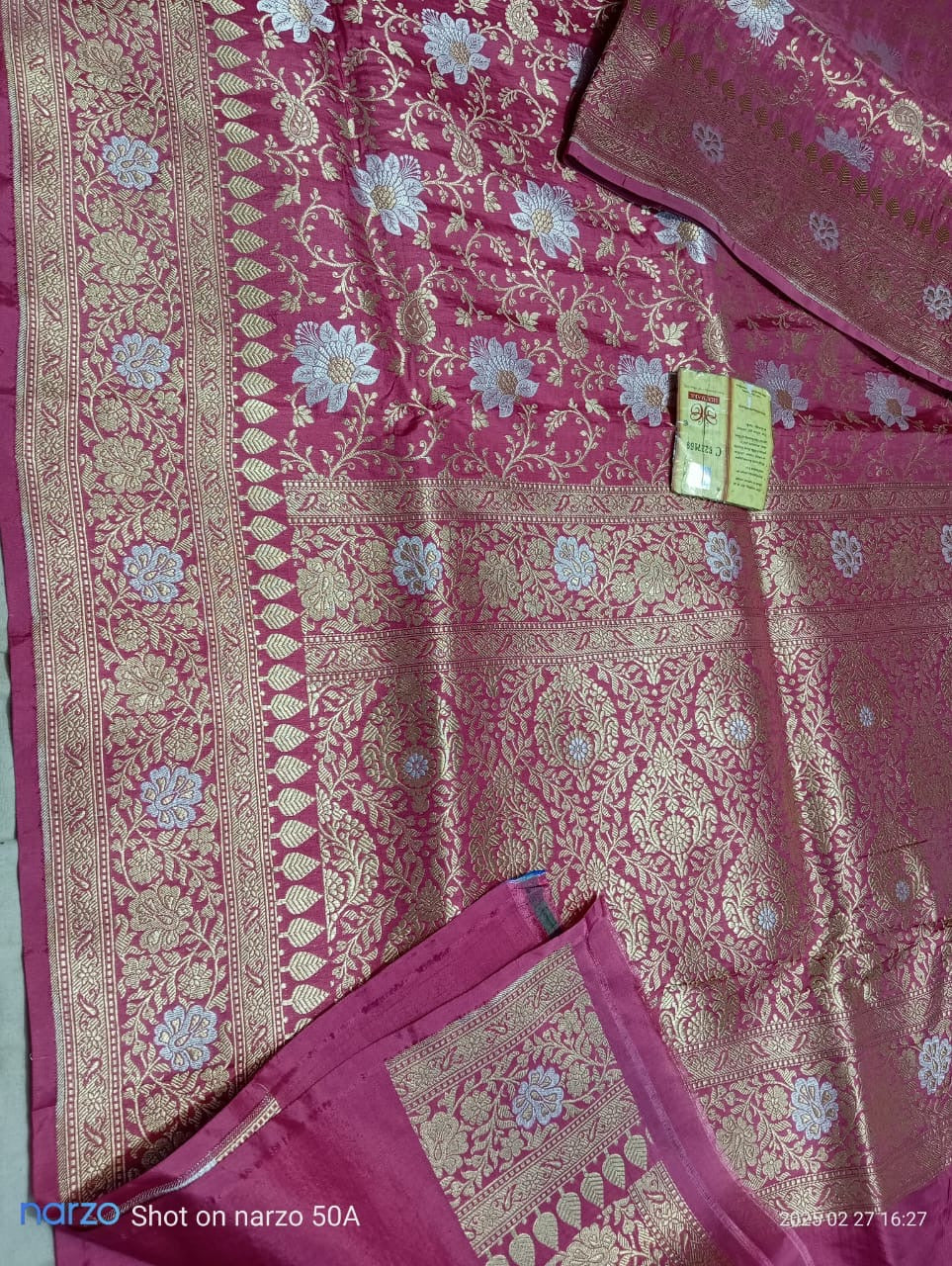Mulberry Banarasi Pure Katan Silk Sona Rupa Saree