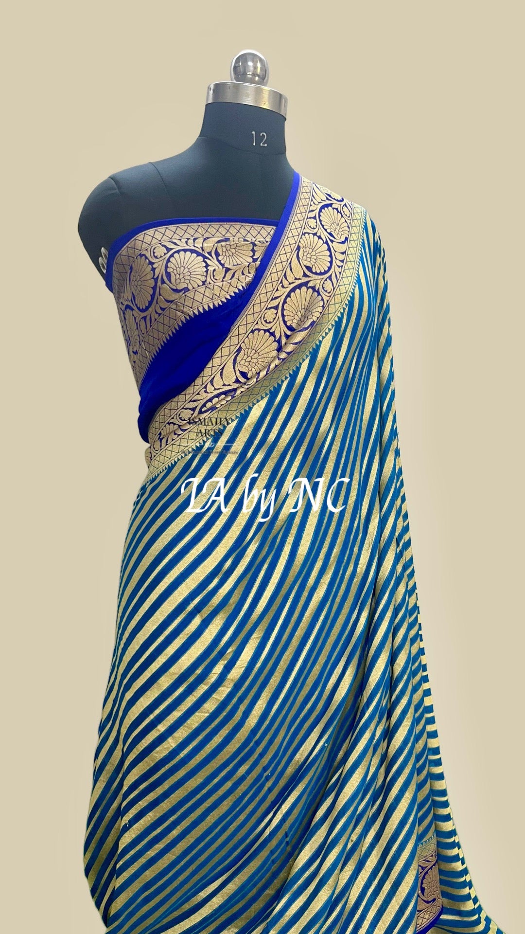 Turkish Banarasi Pure Khaddi Georgette Saree