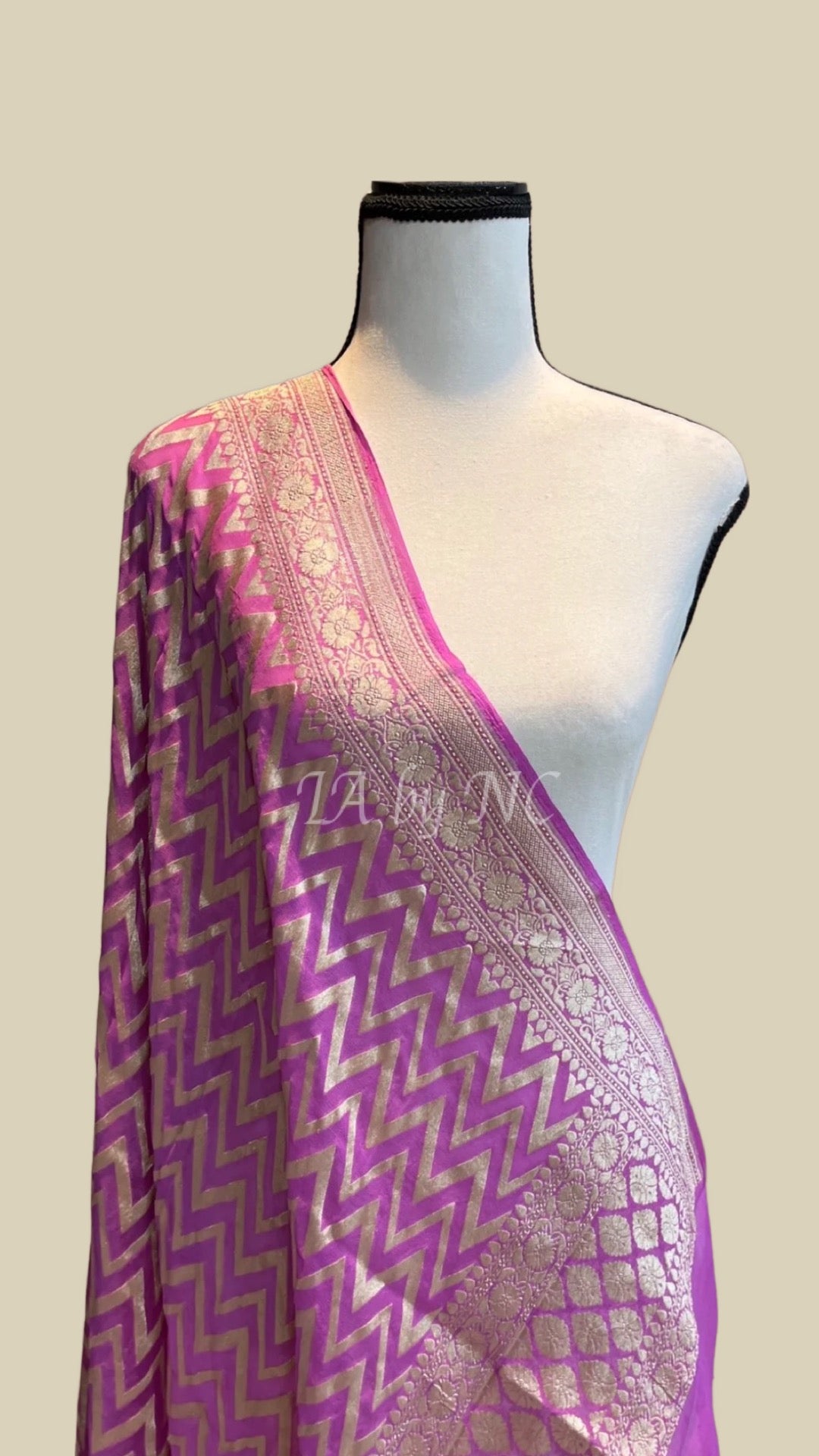 Banarasi Pure Khaddi Georgette Dupatta