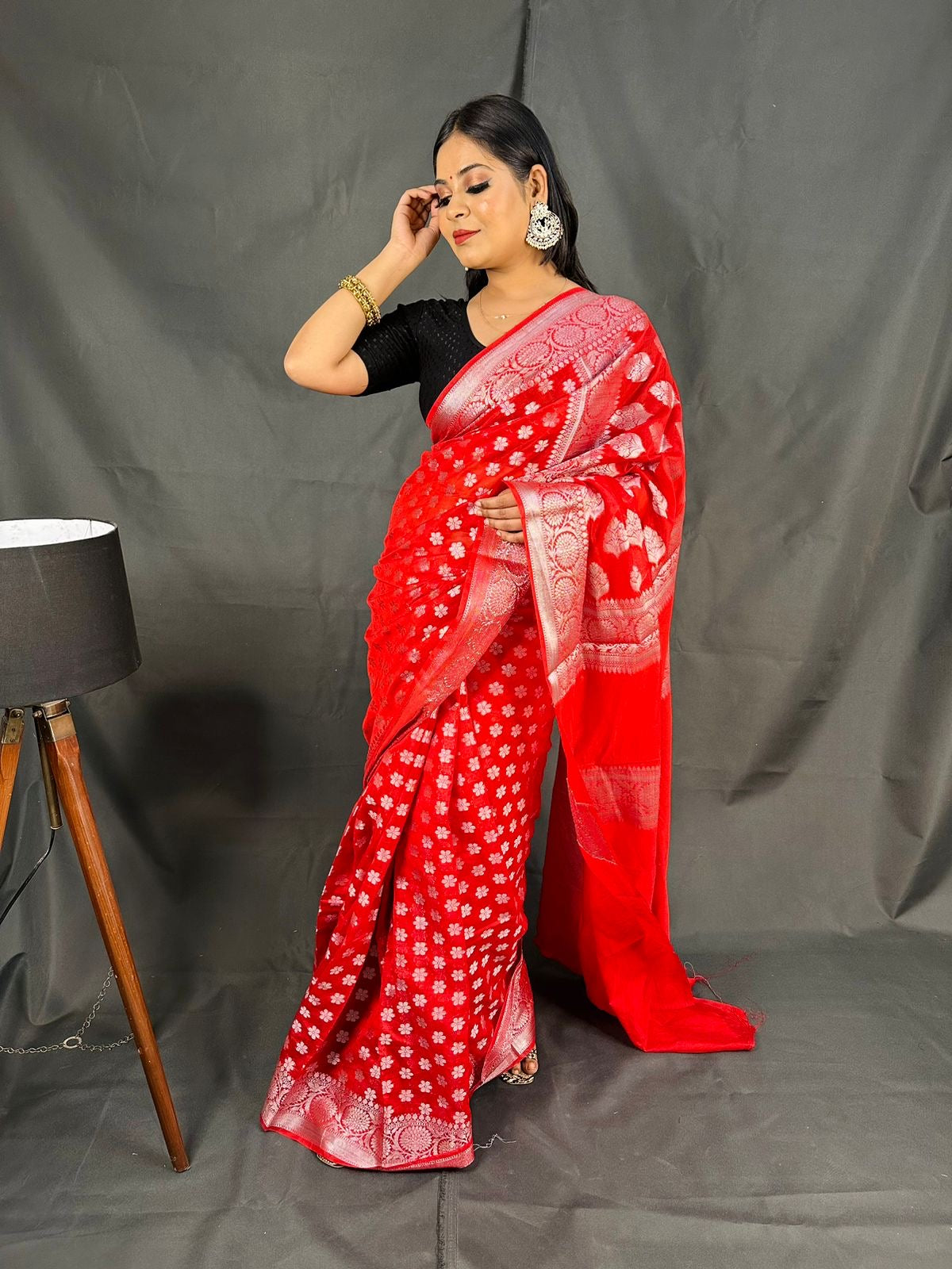 Banarasi Blend Khaddi Georgette Saree