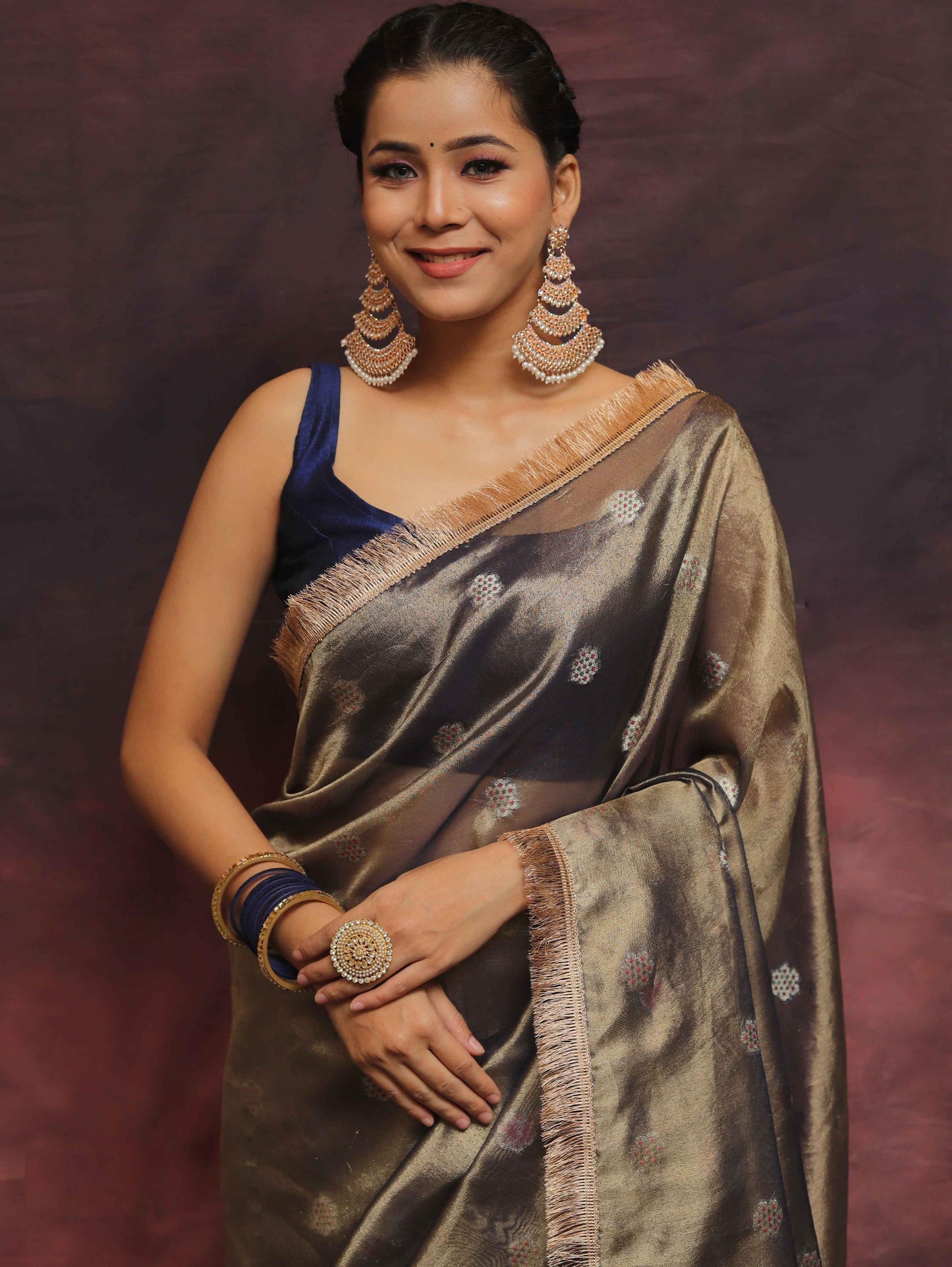 Banarasi Blend Tissue Silk Saree