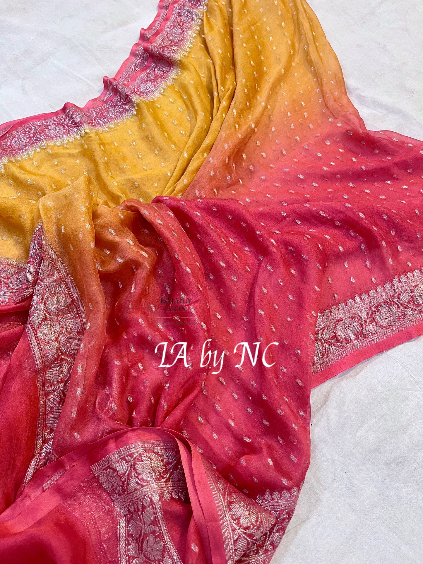 Punch Banarasi Pure Khaddi Georgette Dupatta