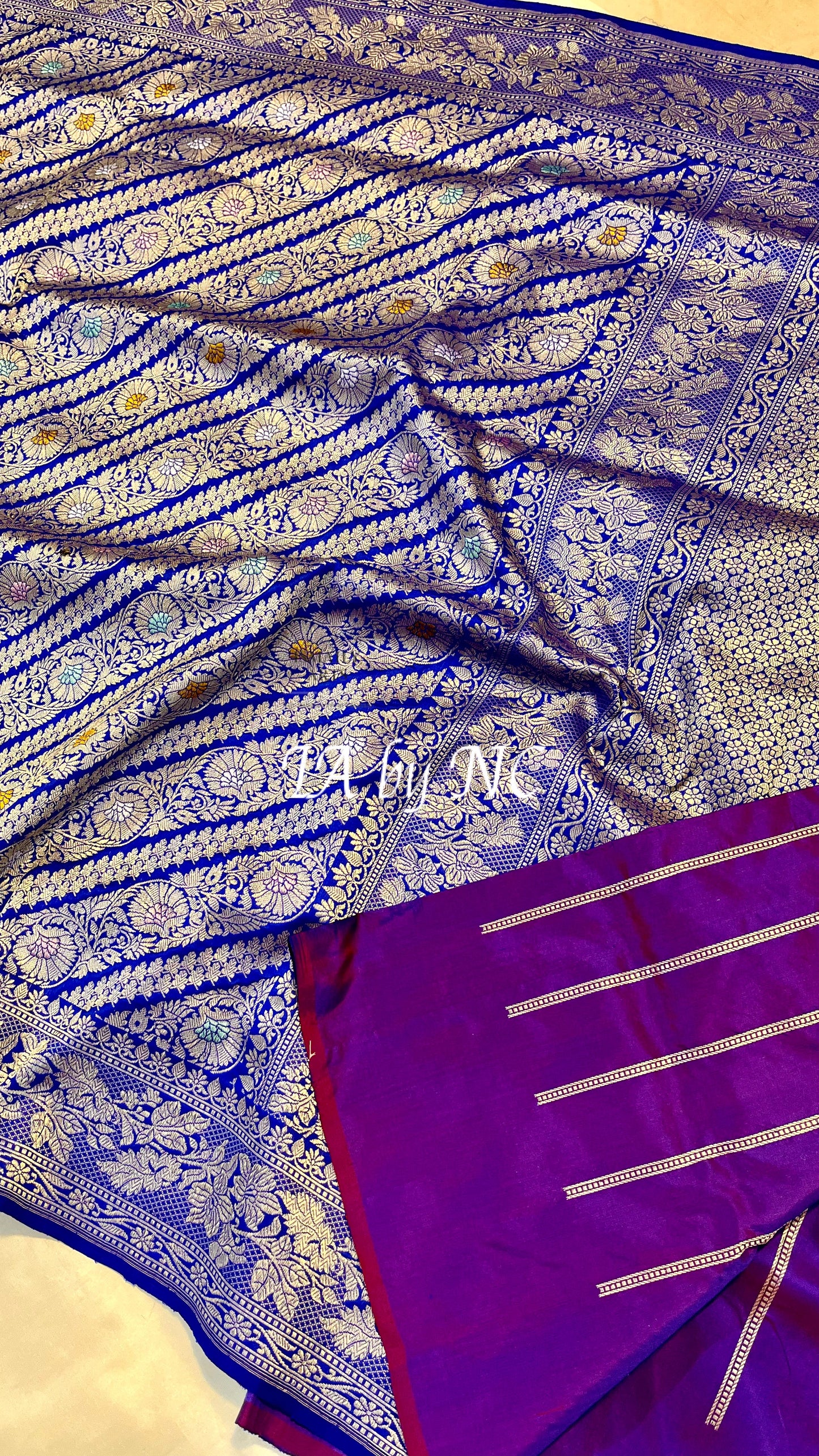 Royal Banarasi Pure Katan Silk Brocade Meenakari Pattu Saree