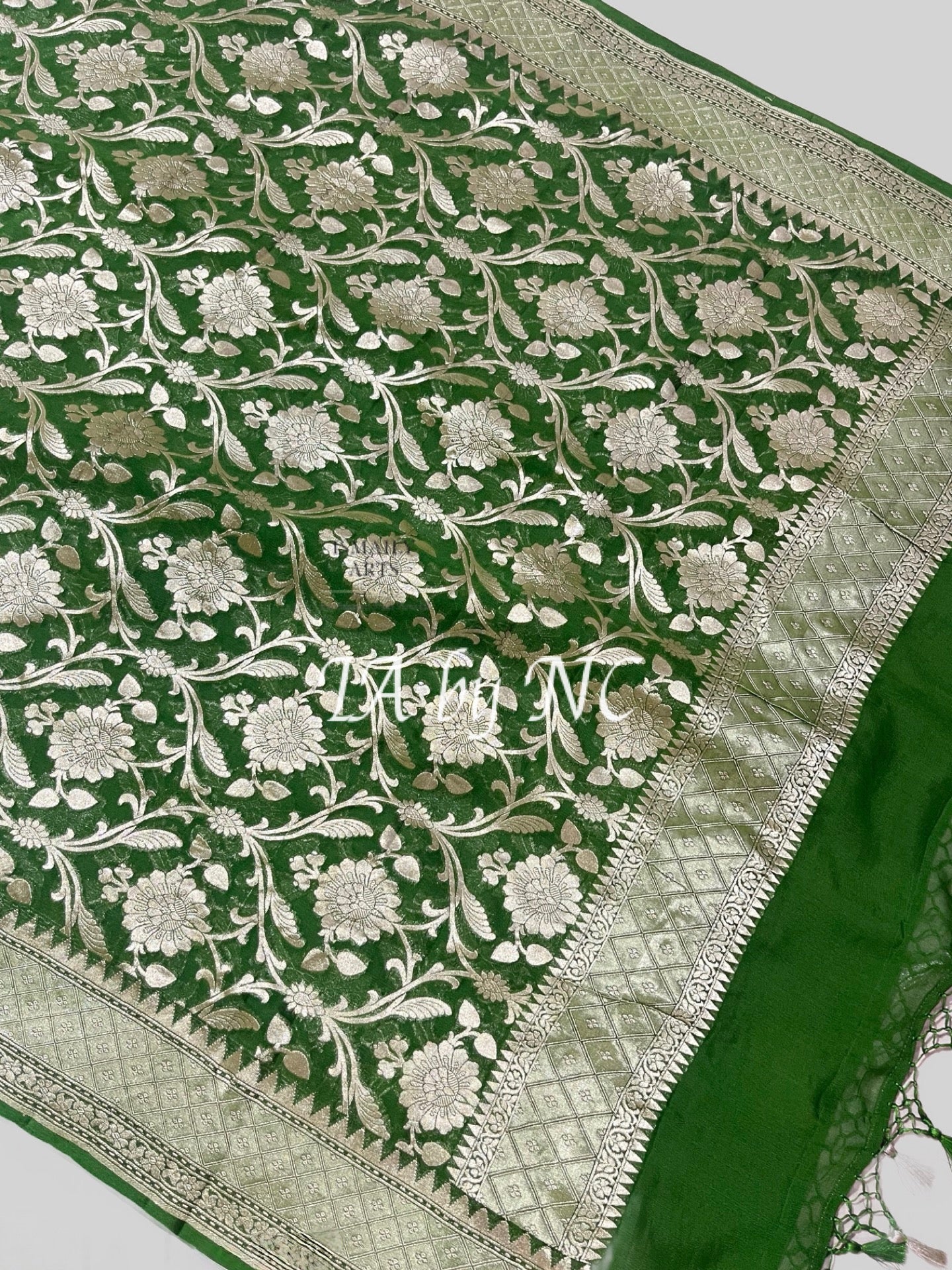 Forest Banarasi Pure Khaddi Georgette Dupatta