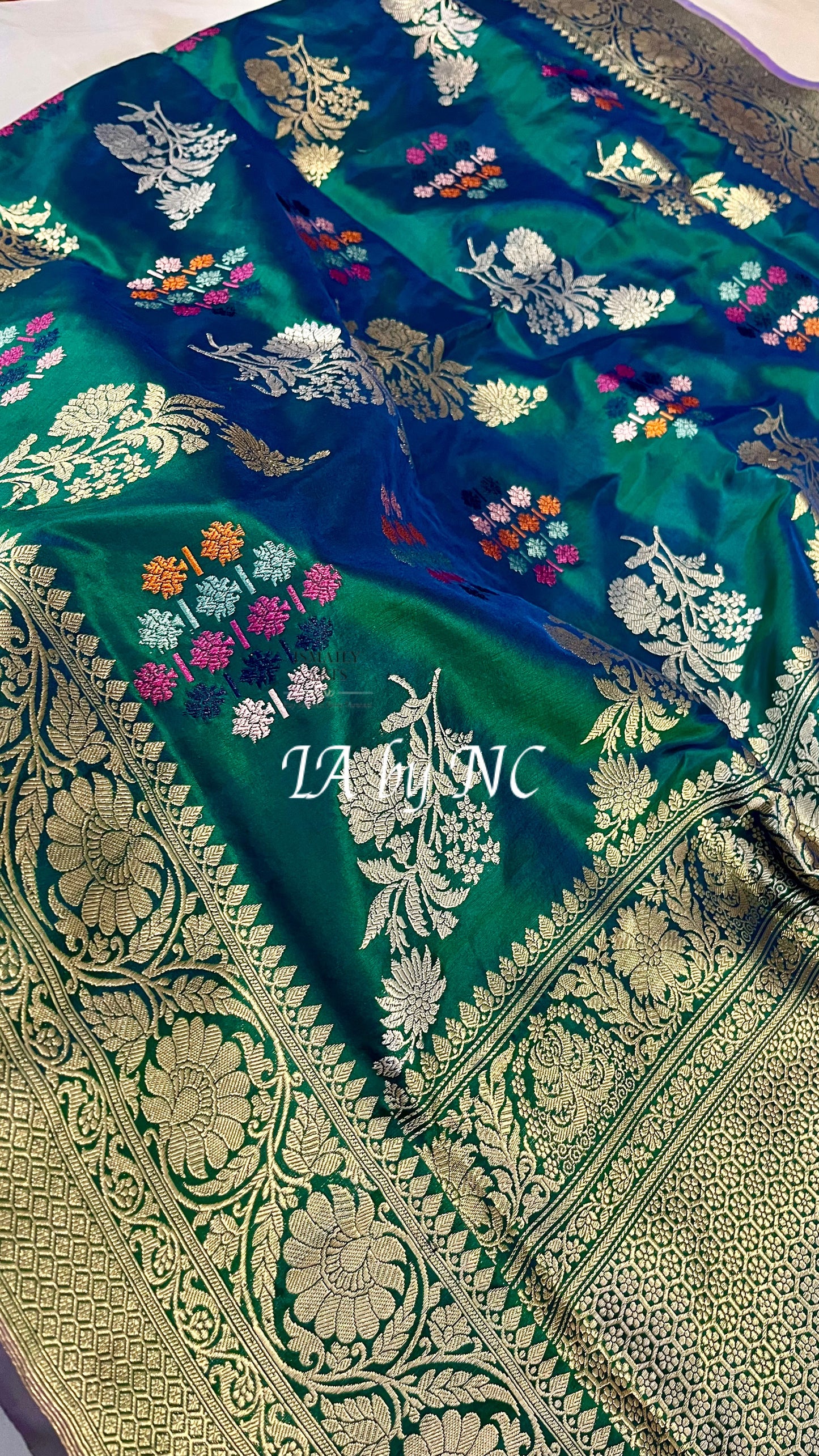 Sacramento Banarasi Pure Katan Silk Kadwa Pattu Saree