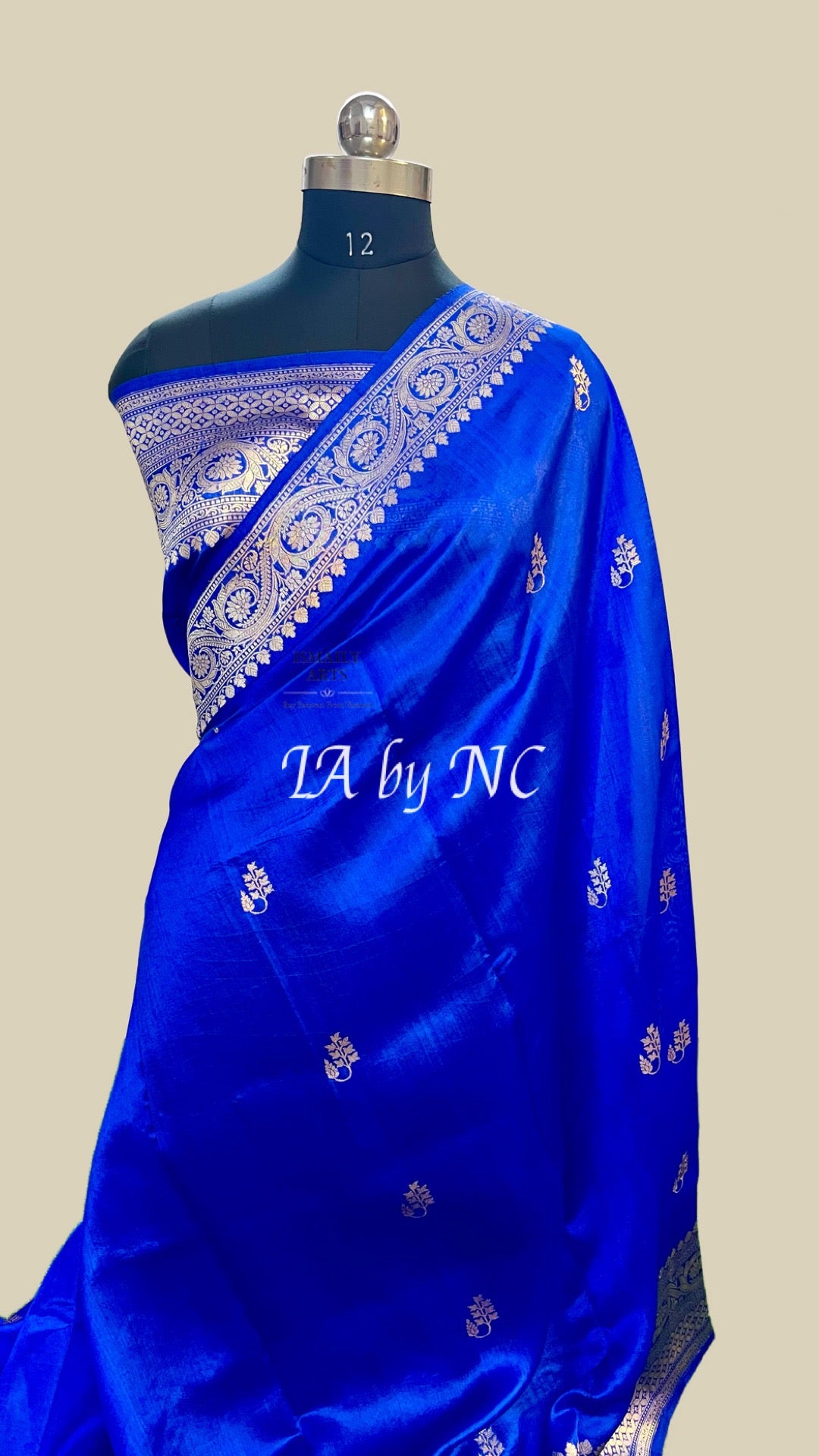 Royal Banarasi Pure Katan Silk Raw Mango Kadwa Saree