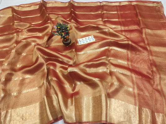 Persian Banarasi Pure Tissue Silk Saree