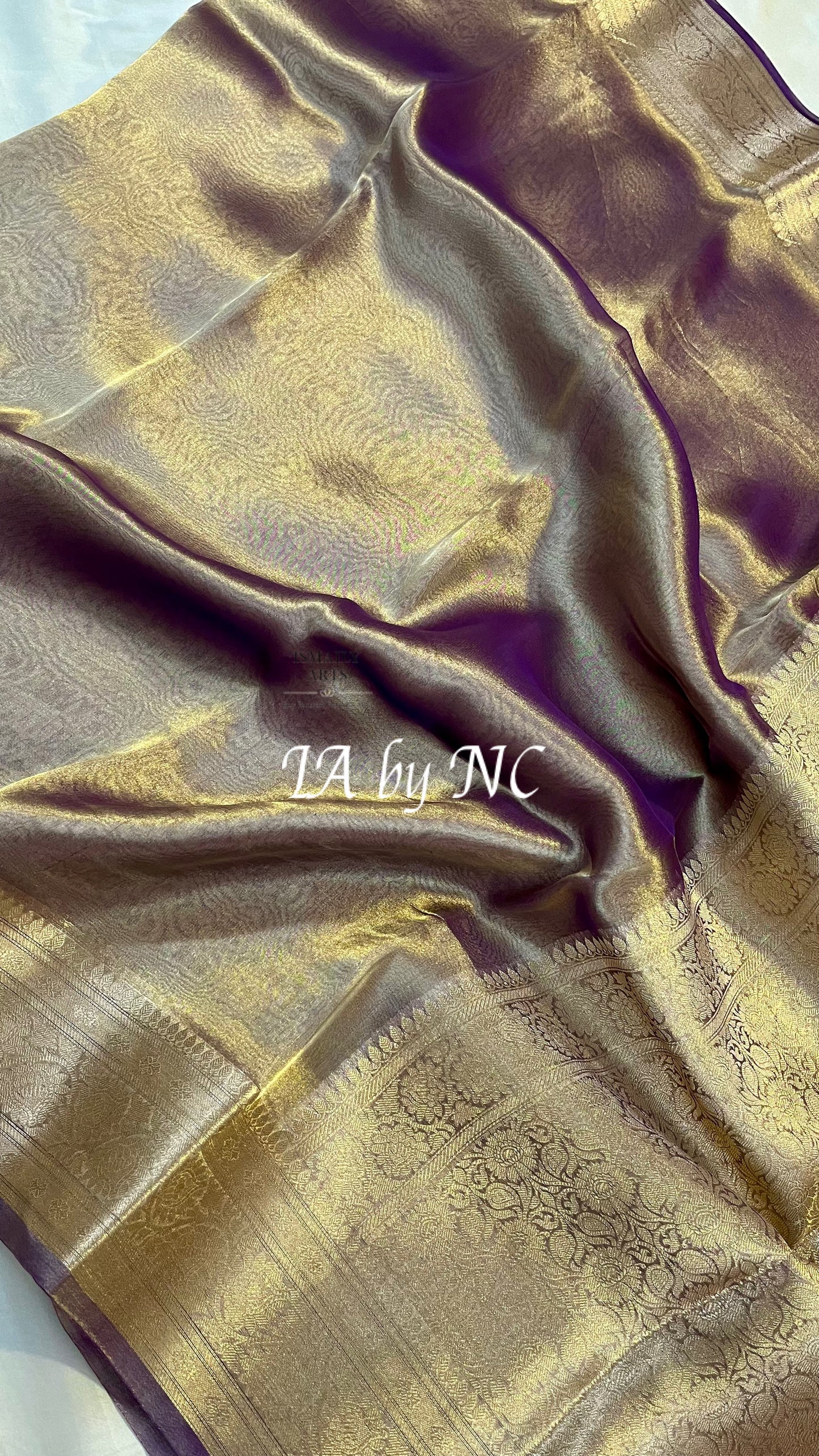 Byzantine Banarasi Pure Tissue Silk Saree