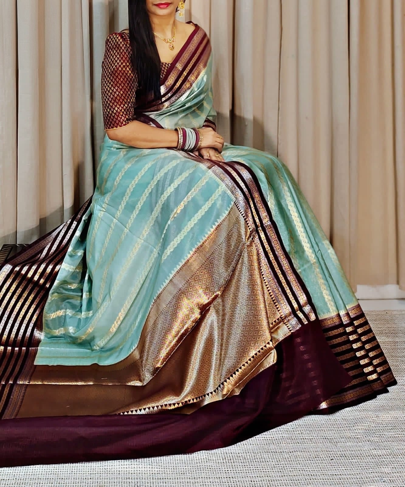 Banarasi Blend Silk Georgette Saree