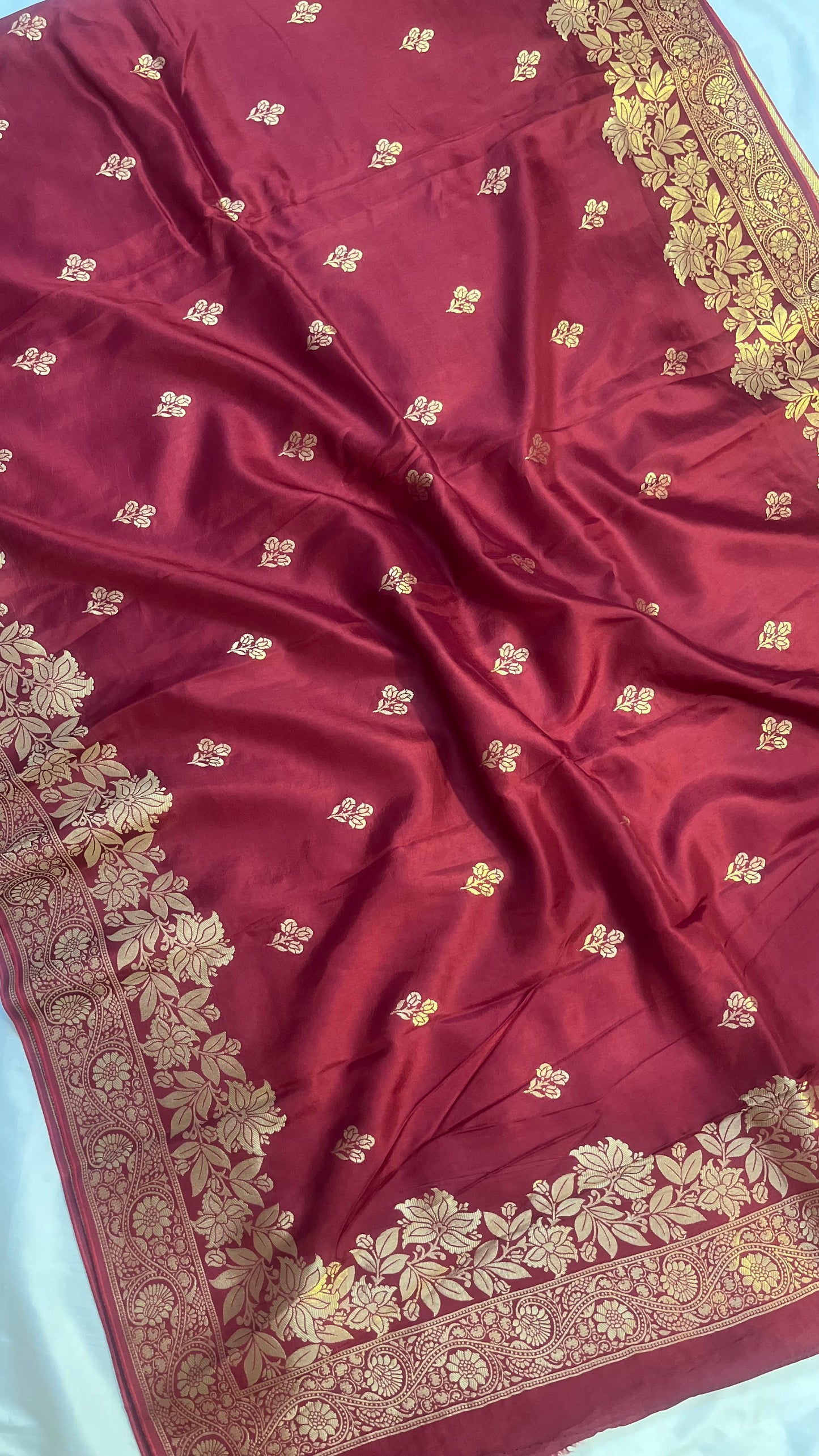 Banarasi Blend Pure Mashru Silk Saree
