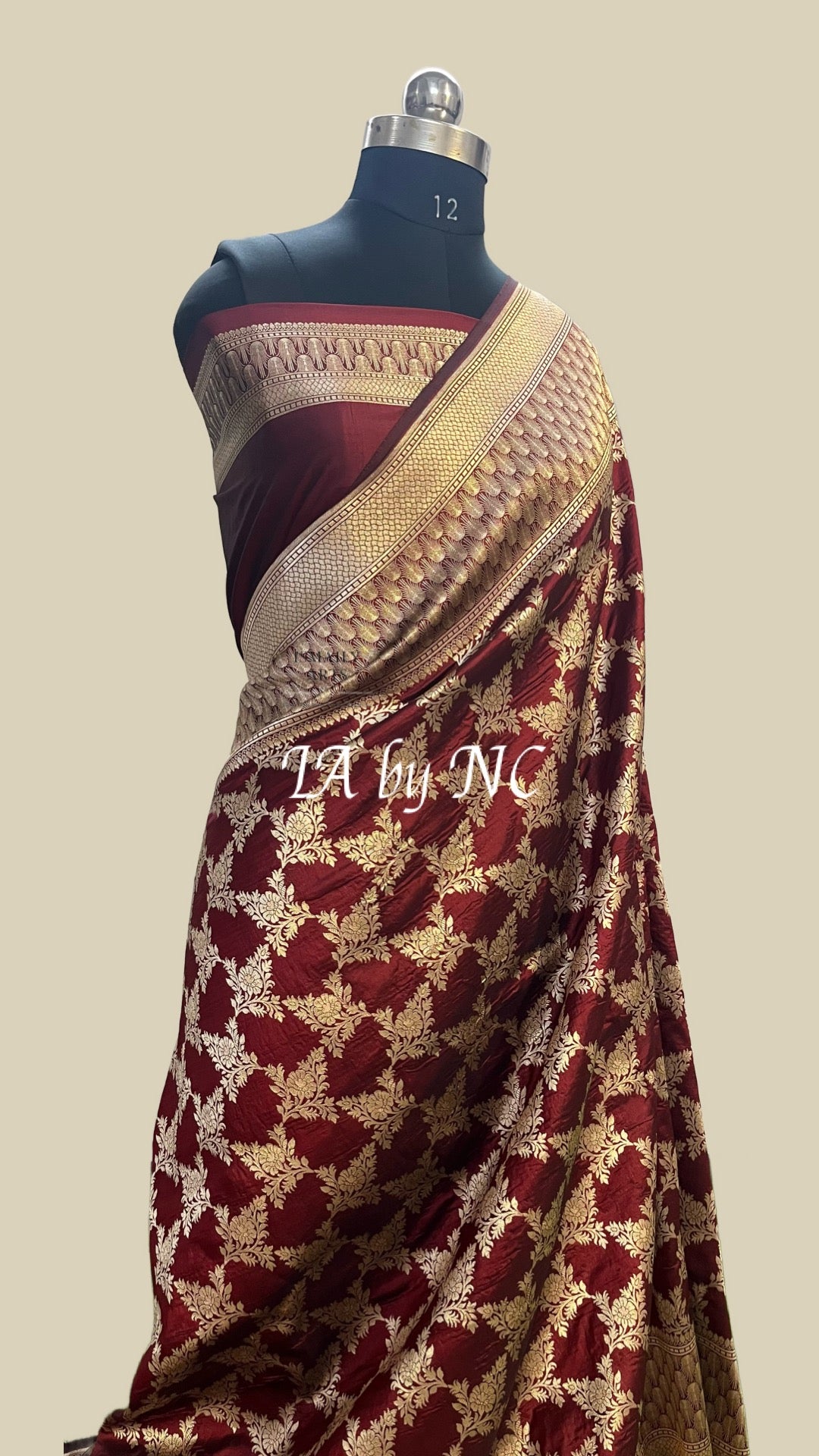 Walnut Banarasi Pure Katan Silk Pattu Saree