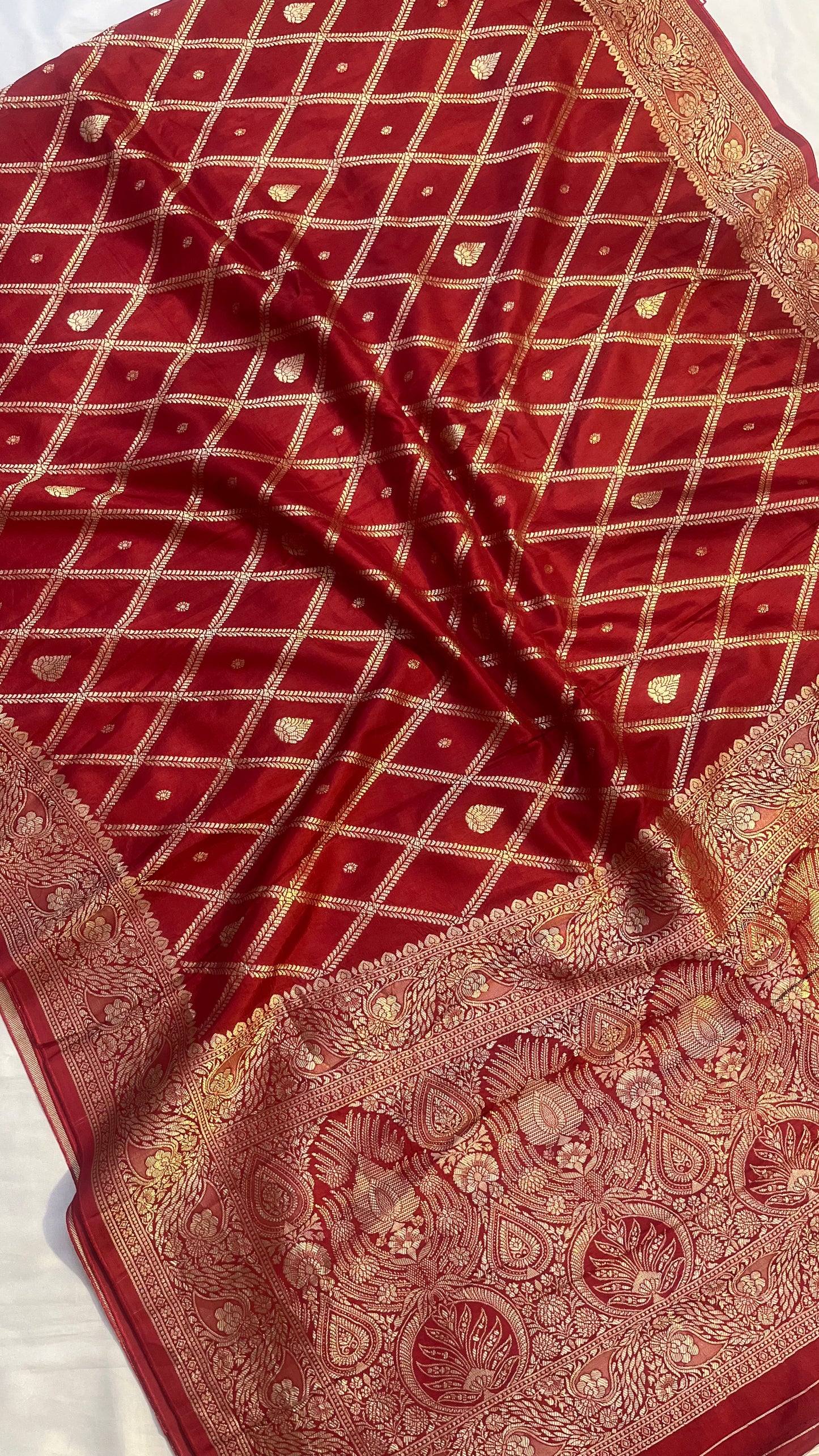 Banarasi Blend Pure Mashru Silk Saree