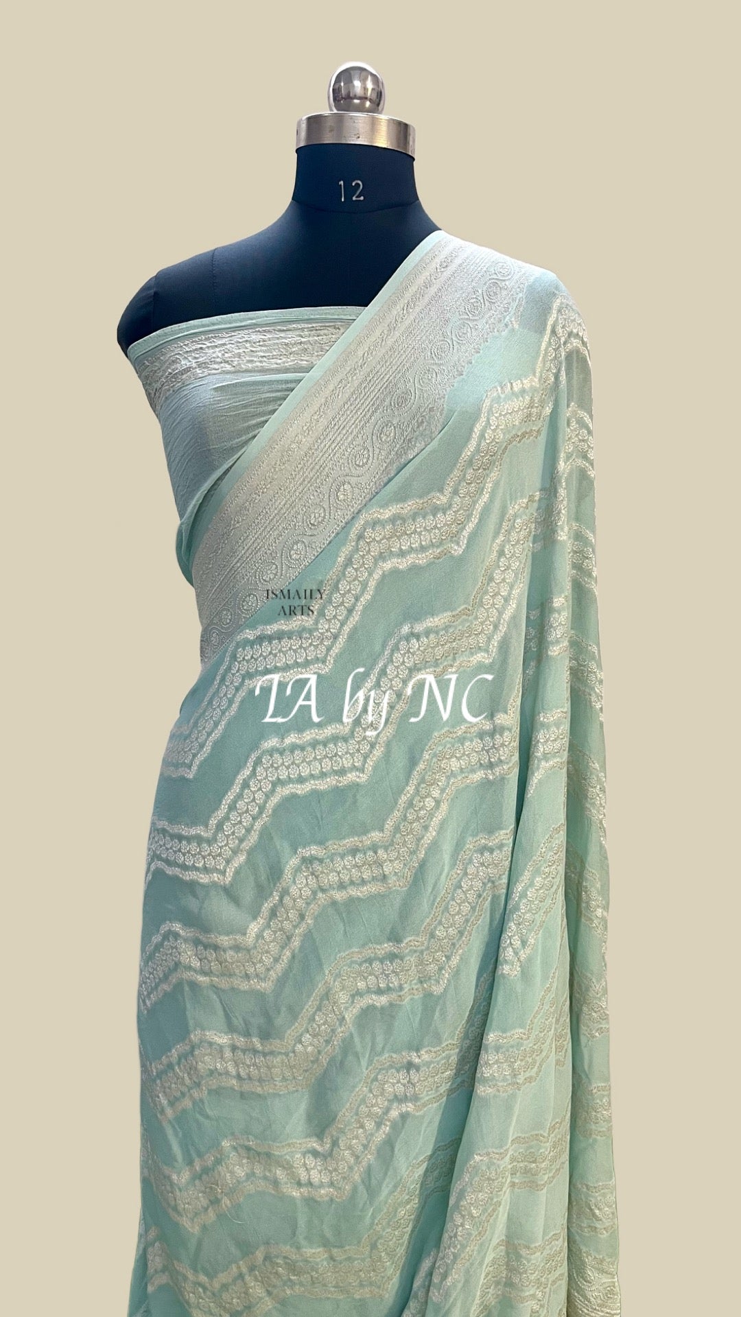 Baby Banarasi Pure Khaddi Georgette Saree