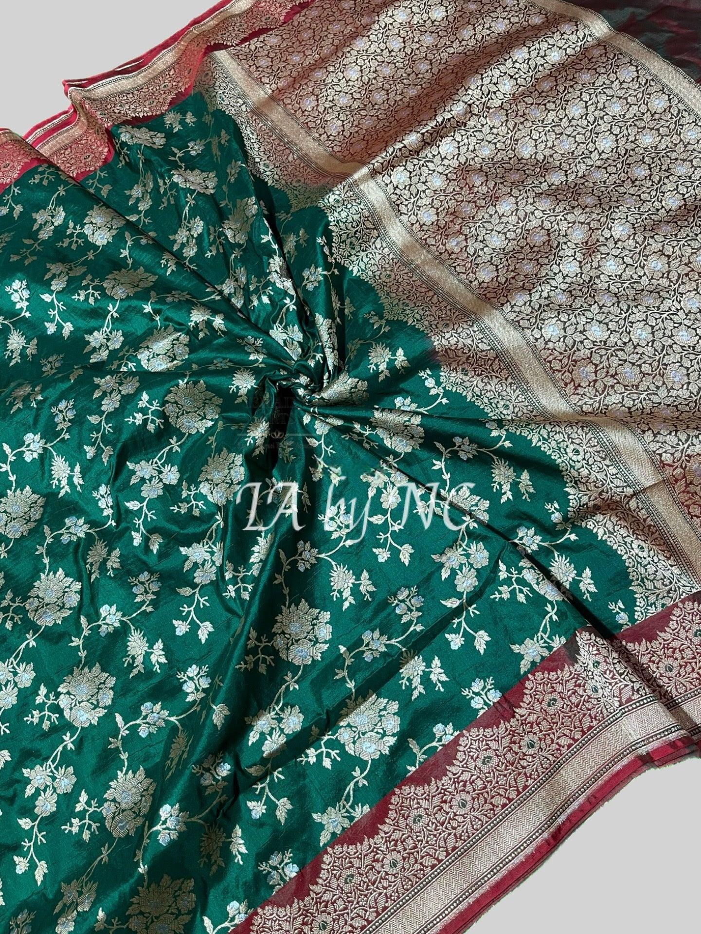 Sacramento Banarasi Pure Katan Silk Pattu Saree
