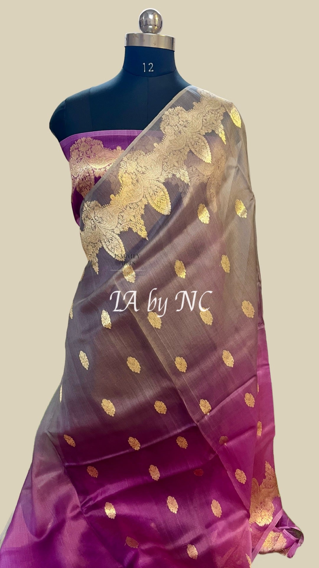Banarasi Pure Kora Silk Kadwa Saree