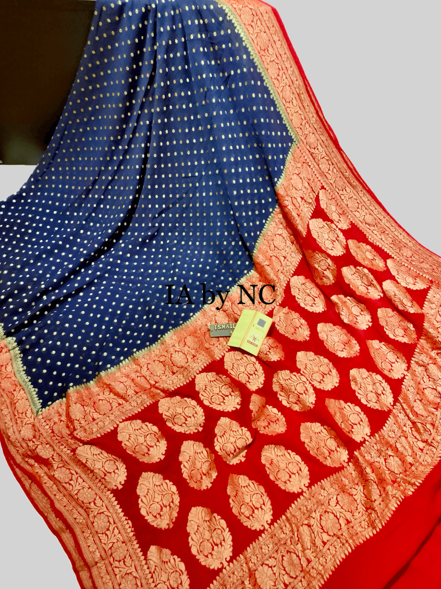 Space Banarasi Pure Khaddi Georgette Saree