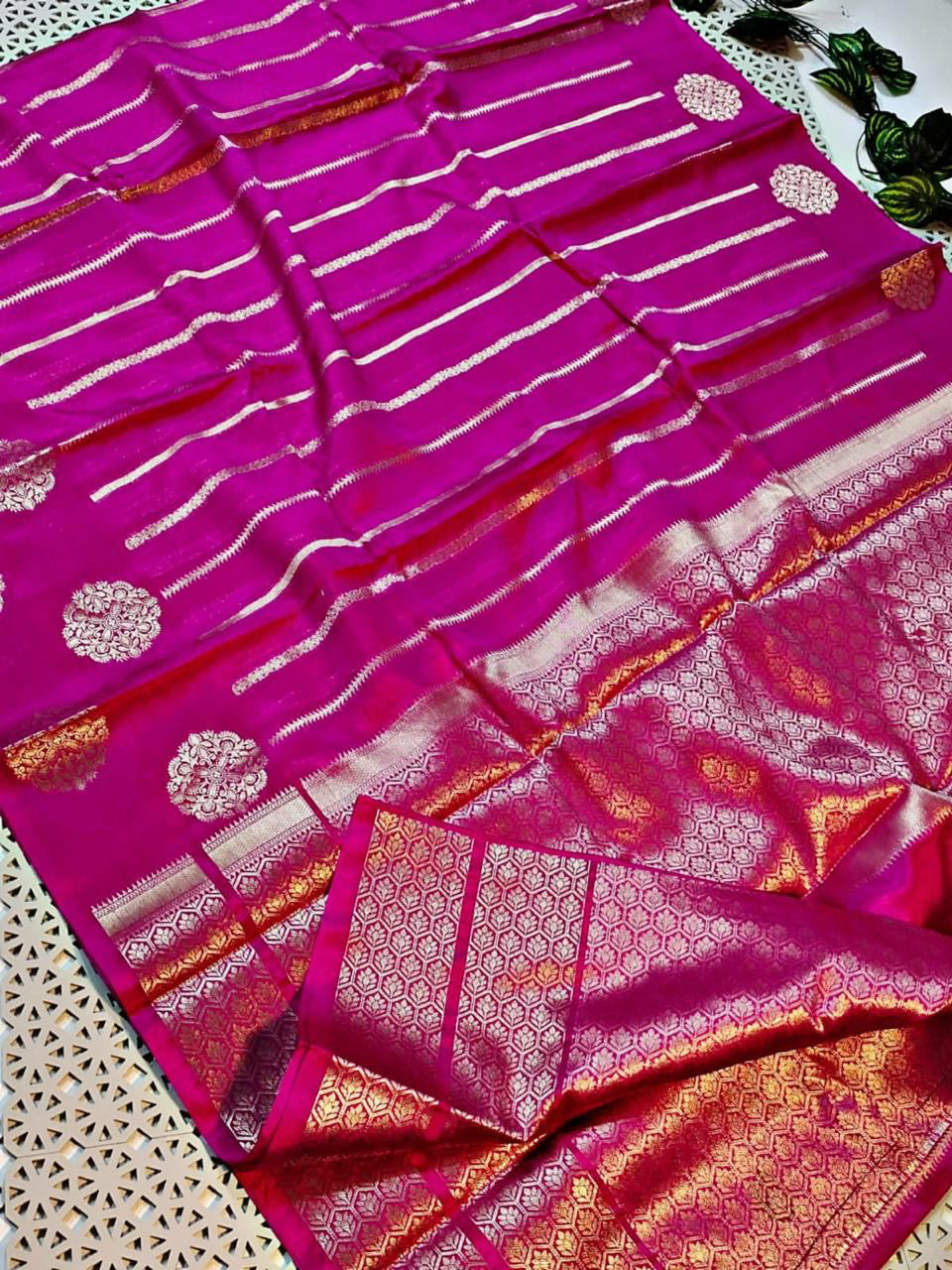 Banarasi Blend Silk Georgette Saree