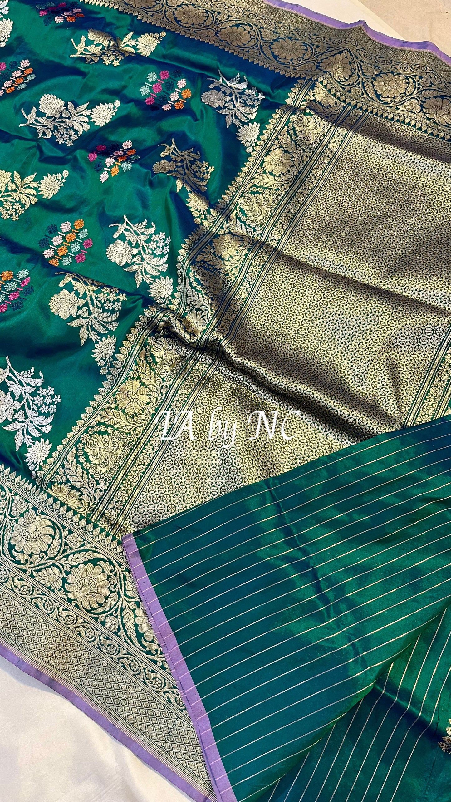 Sacramento Banarasi Pure Katan Silk Kadwa Pattu Saree