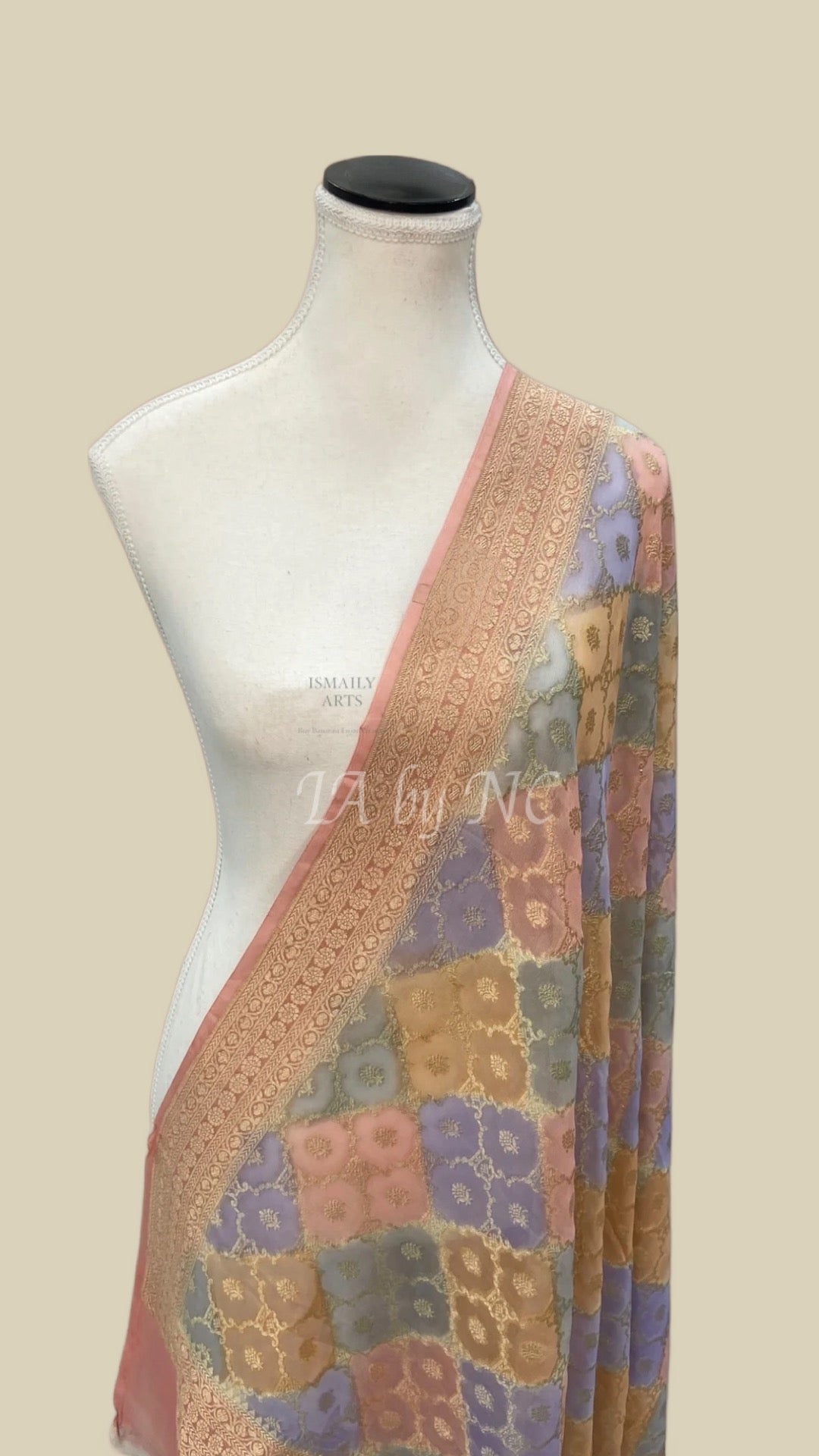 Banarasi Pure Khaddi Georgette Tissue Dupatta