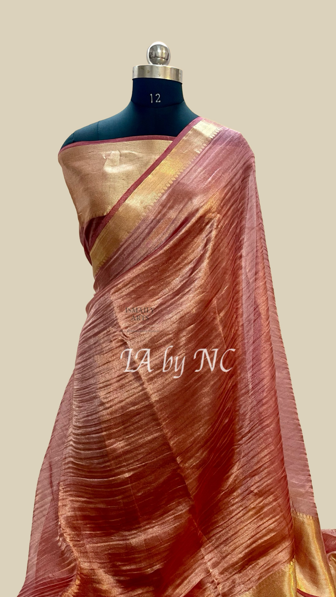 Burgundy Banarasi Pure Tissue Silk Saree