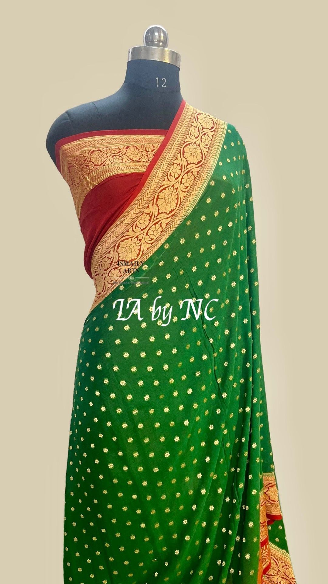 Forest Banarasi Pure Khaddi Georgette Saree