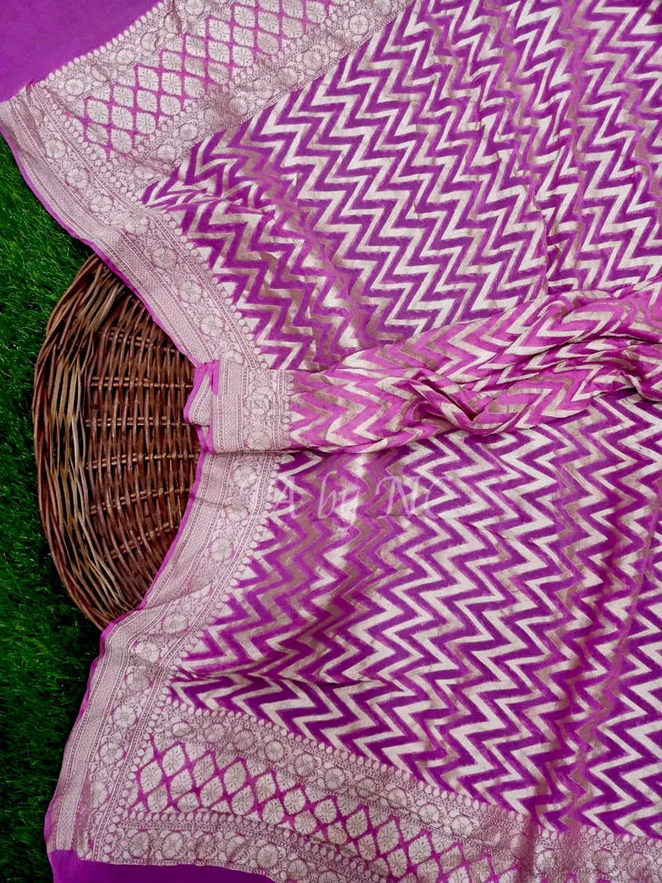 Banarasi Pure Khaddi Georgette Dupatta