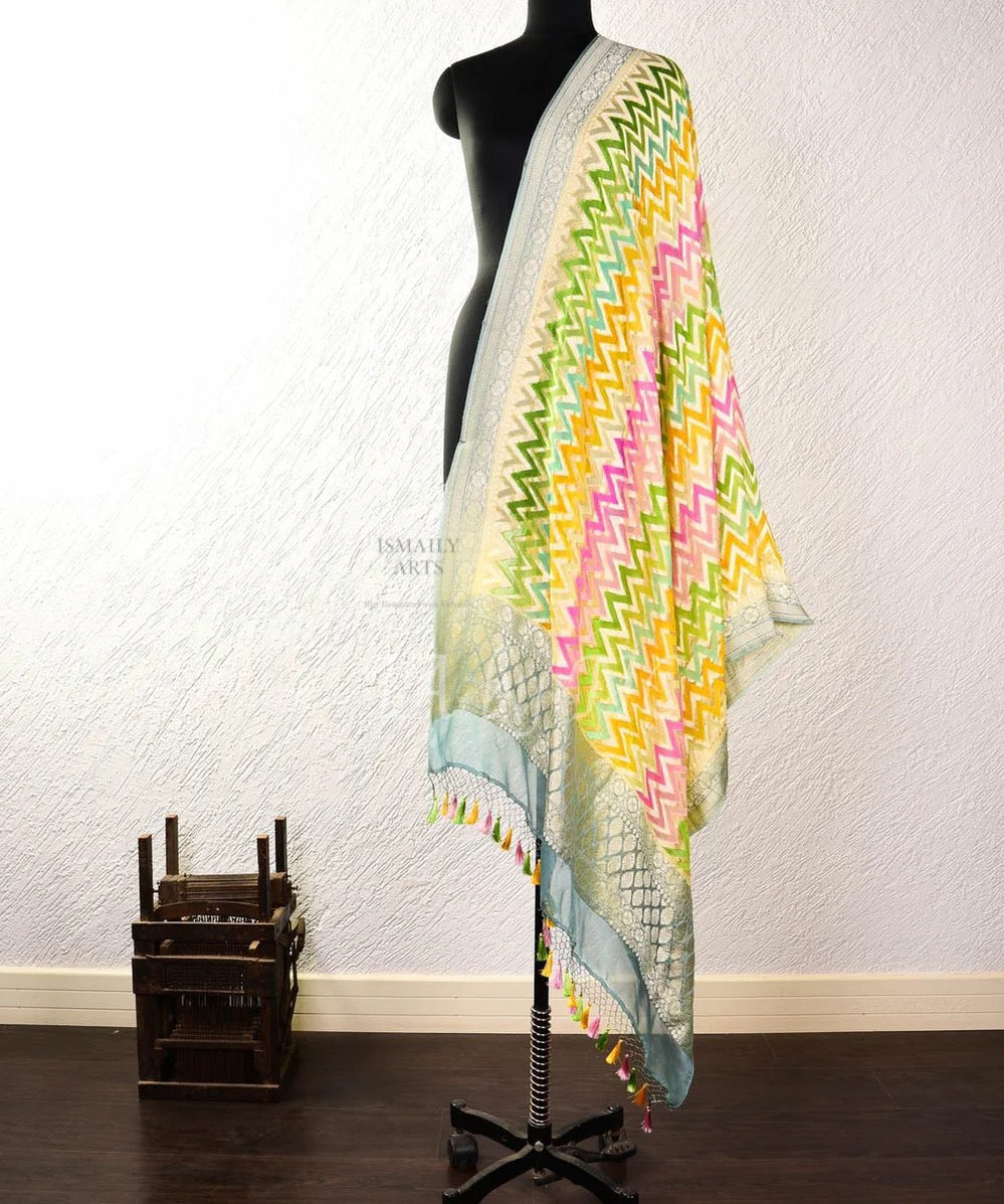 Banarasi Pure Khaddi Georgette Dupatta