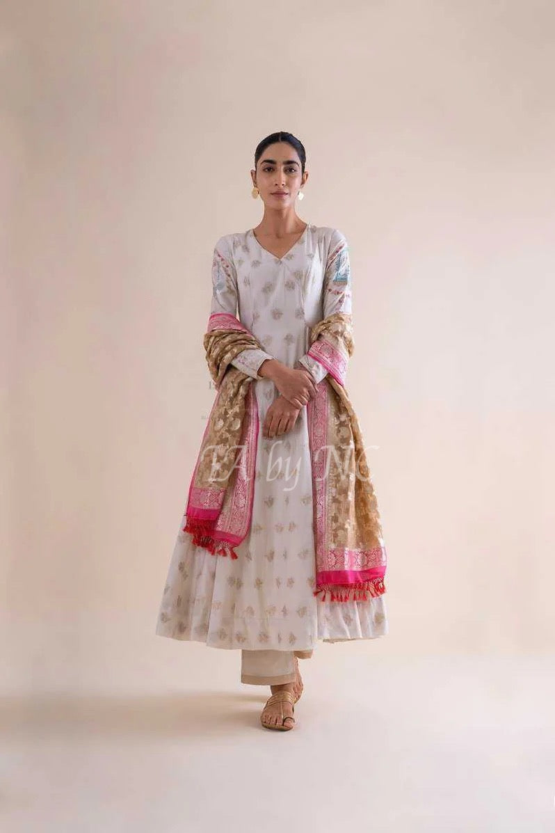 Banarasi Pure Khaddi Georgette Dupatta