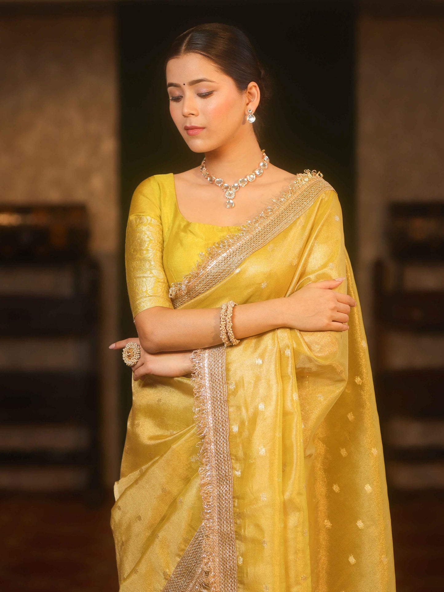 Banarasi Blend Tissue Silk Saree
